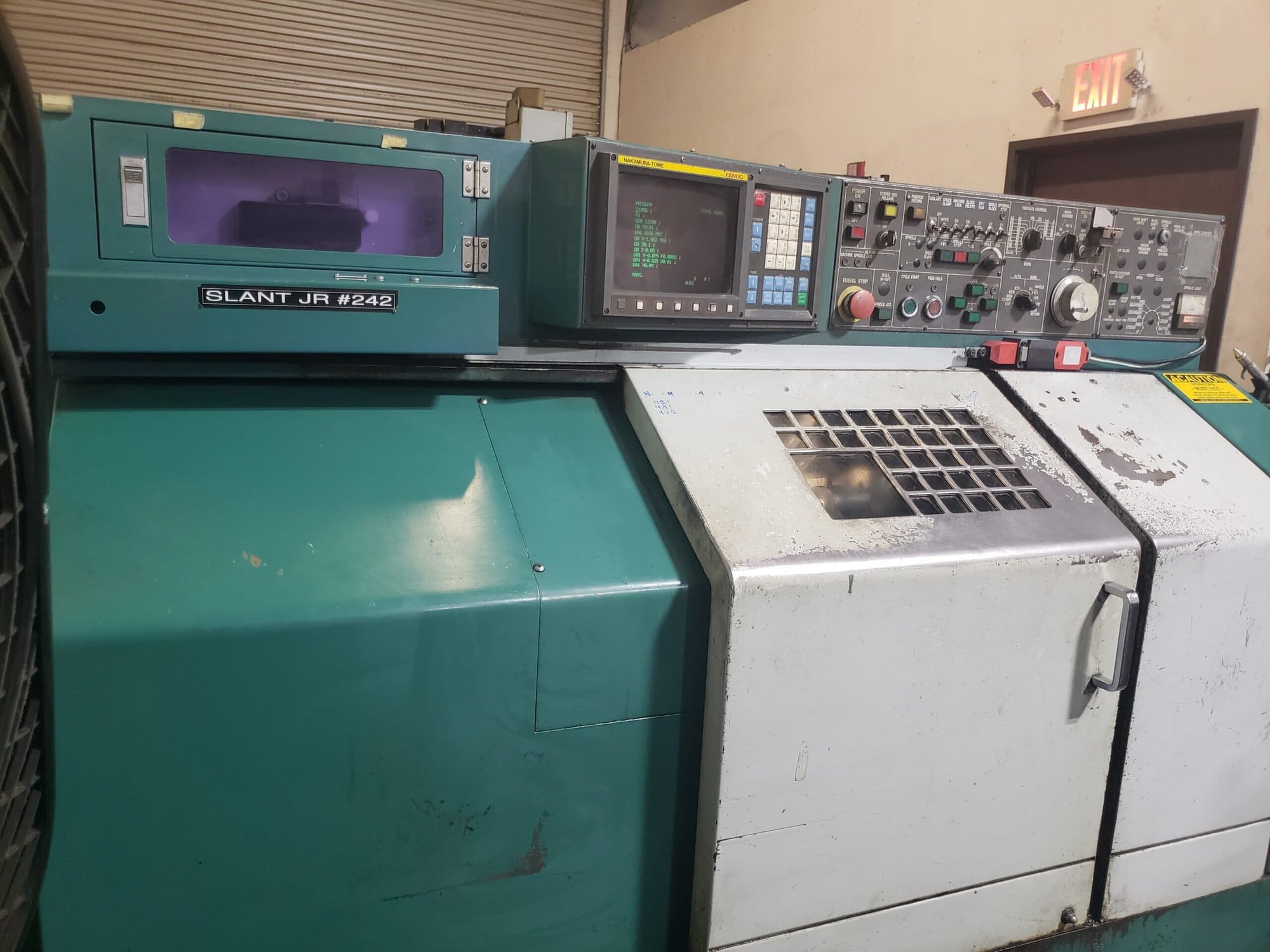 Nakamura Tome Slant Jr CNC Lathe, 1998 - Fanuc Control, Tooling Available - Image 2
