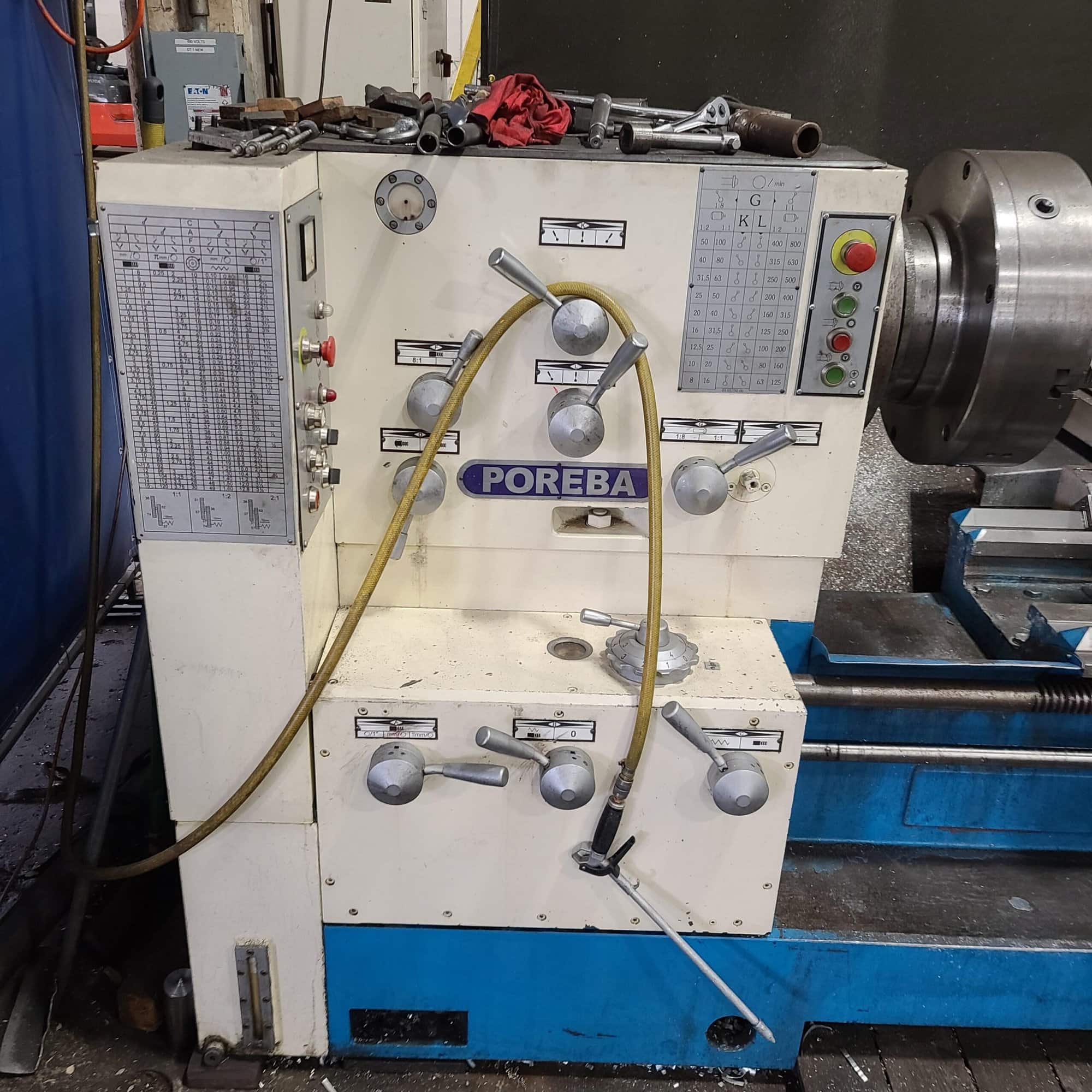 Poreba TS.TPK-90A1 Gap Bed Lathe, 1989 - 2017 Retrofit, Fagor DRO - Image 3
