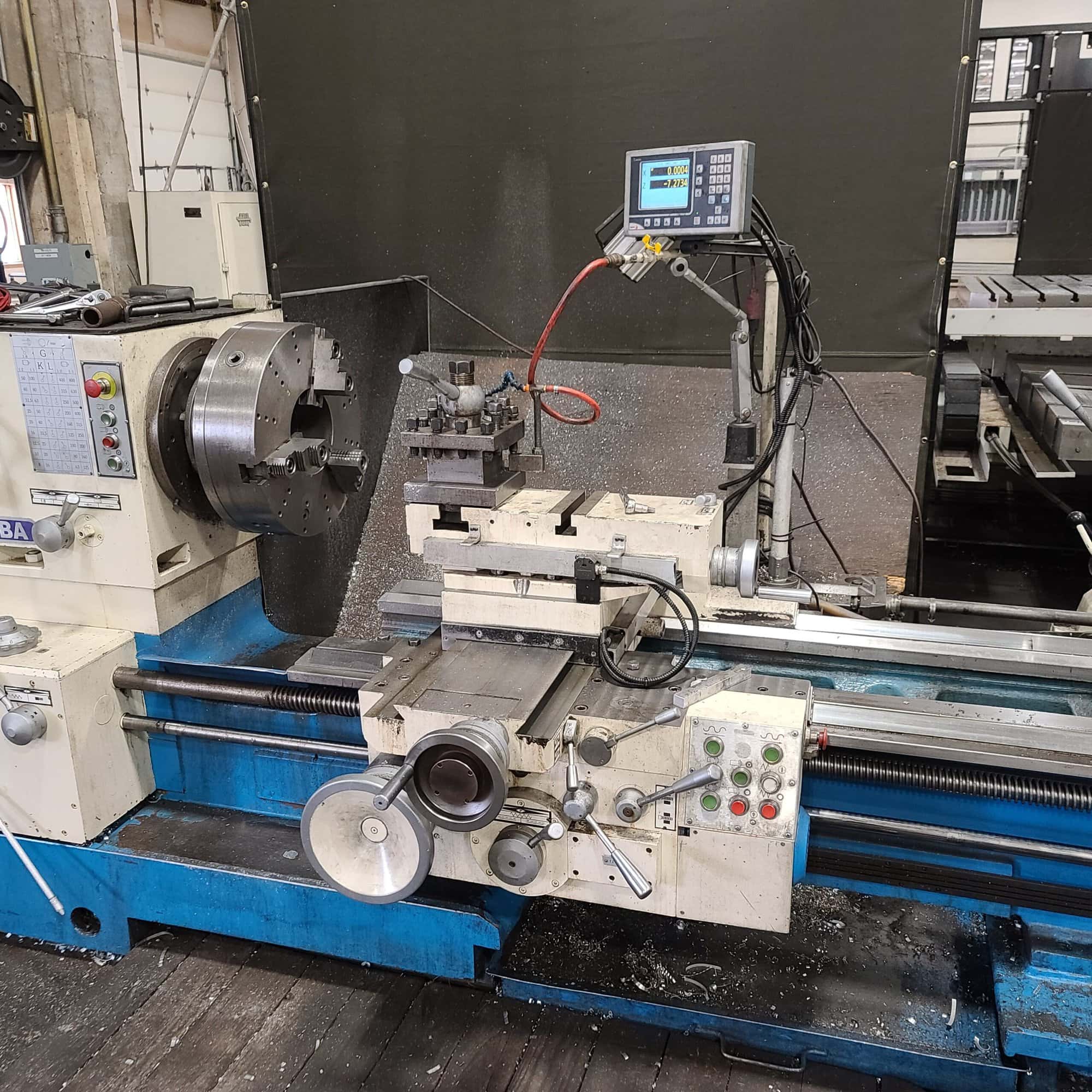 Poreba TS.TPK-90A1 Gap Bed Lathe, 1989 - 2017 Retrofit, Fagor DRO