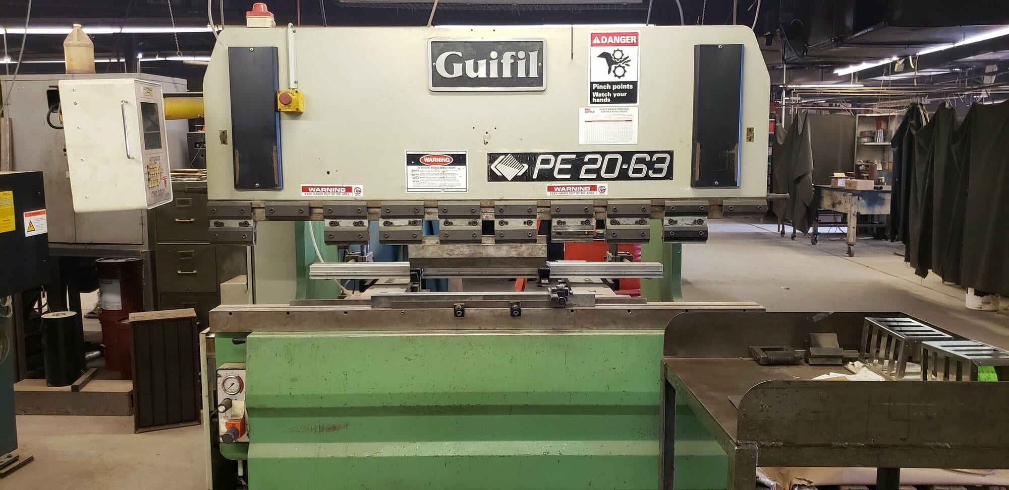 69 Ton x 6.5' Guifil PE 20-63 CNC Press Brake- 4" Stroke, 1997