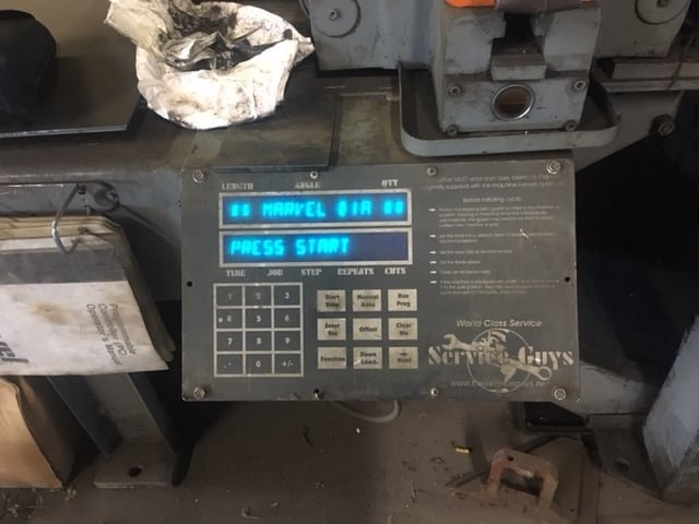 18" X 20" Marvel 81A 10PC Fully Auto/Programmable Vertical Bandsaw - Image 2
