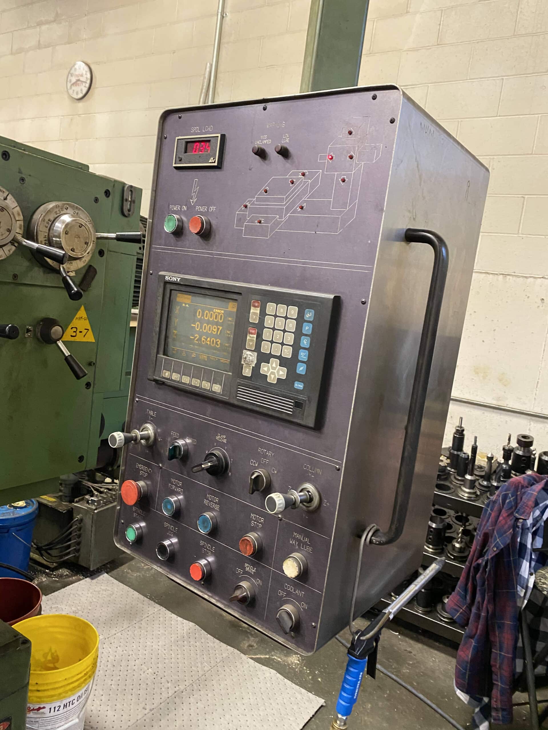 Summit HTM4 4" Horizontal Boring Mill, 1996 - 48"x60" Table, 360 B Axis - Image 5