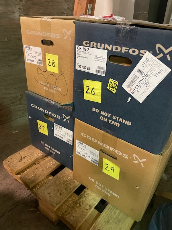 Grundfos Model CRI 1S-5 , 1 HP XP Motor - Image 2