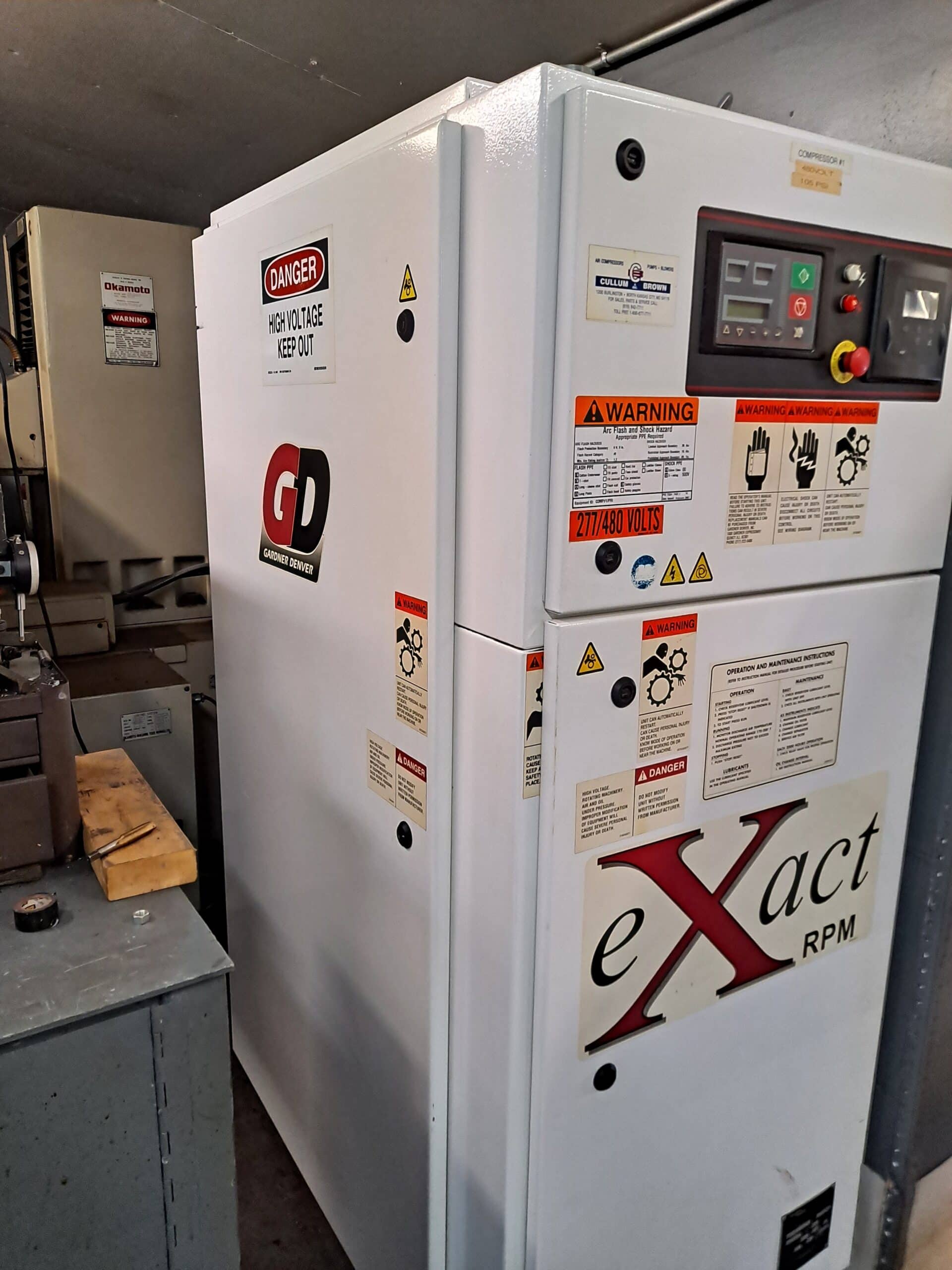 Gardner Denver, Model 314EGC753 Rotary Screw Compressor, 2003 - Image 2