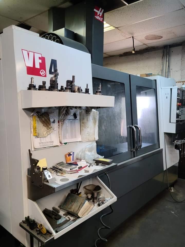 Haas VF-4 VMC, 2016 - Wired for 5th Axis, TR-160, WIPS