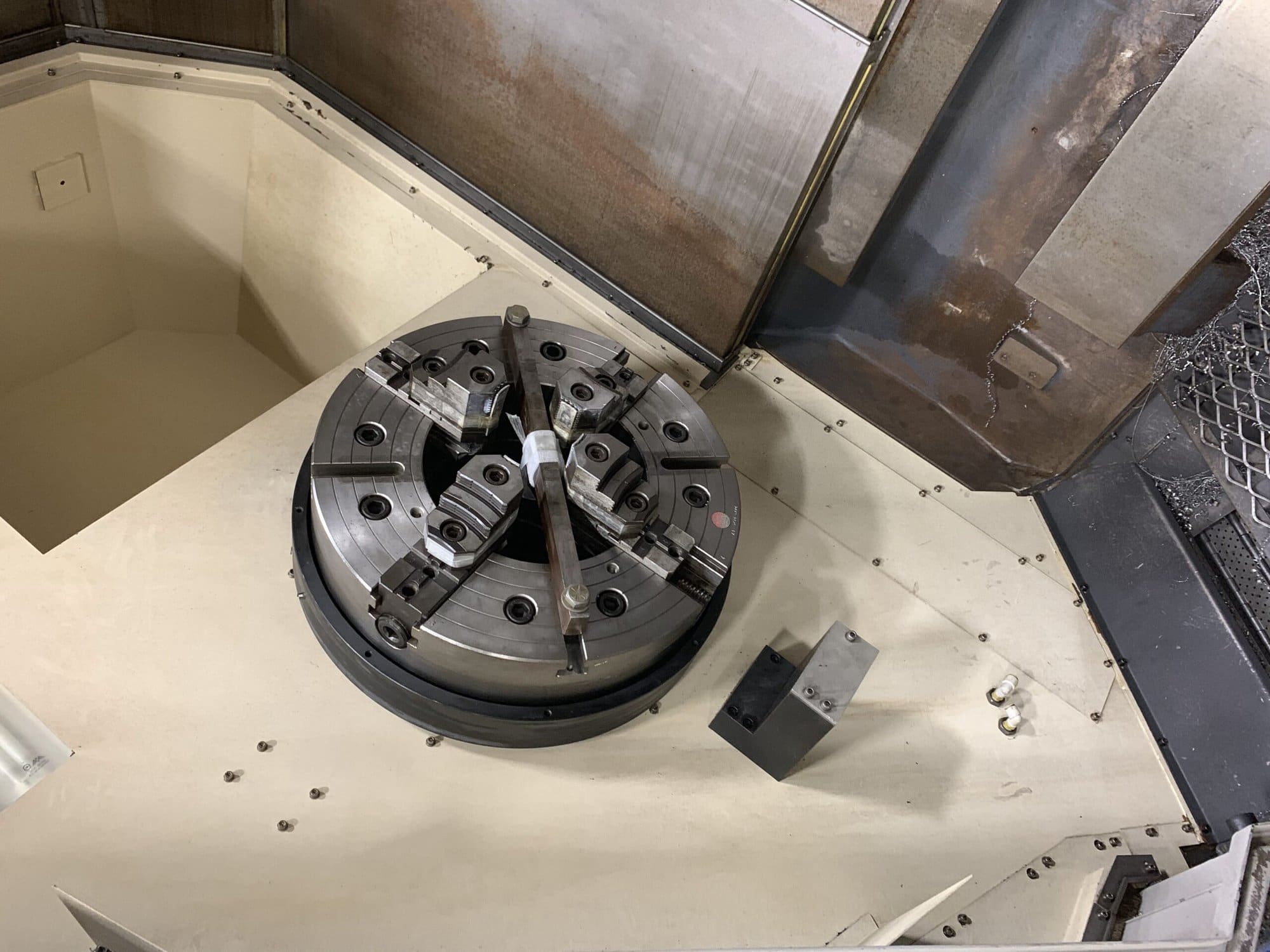 Hwacheon Hi-Tech 850BBL YMC CNC Lathe, 2014 - Y-Axis, Live Tooling, C-Axis, Steady Rests - Image 3