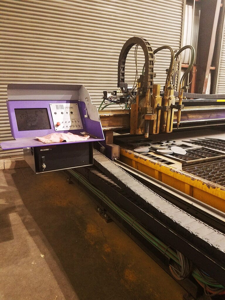 8' x 20' Hornet XD CNC Plasma Cutter, 2012 - Bladder Water Table, Hypertherm HSD130 - Image 3