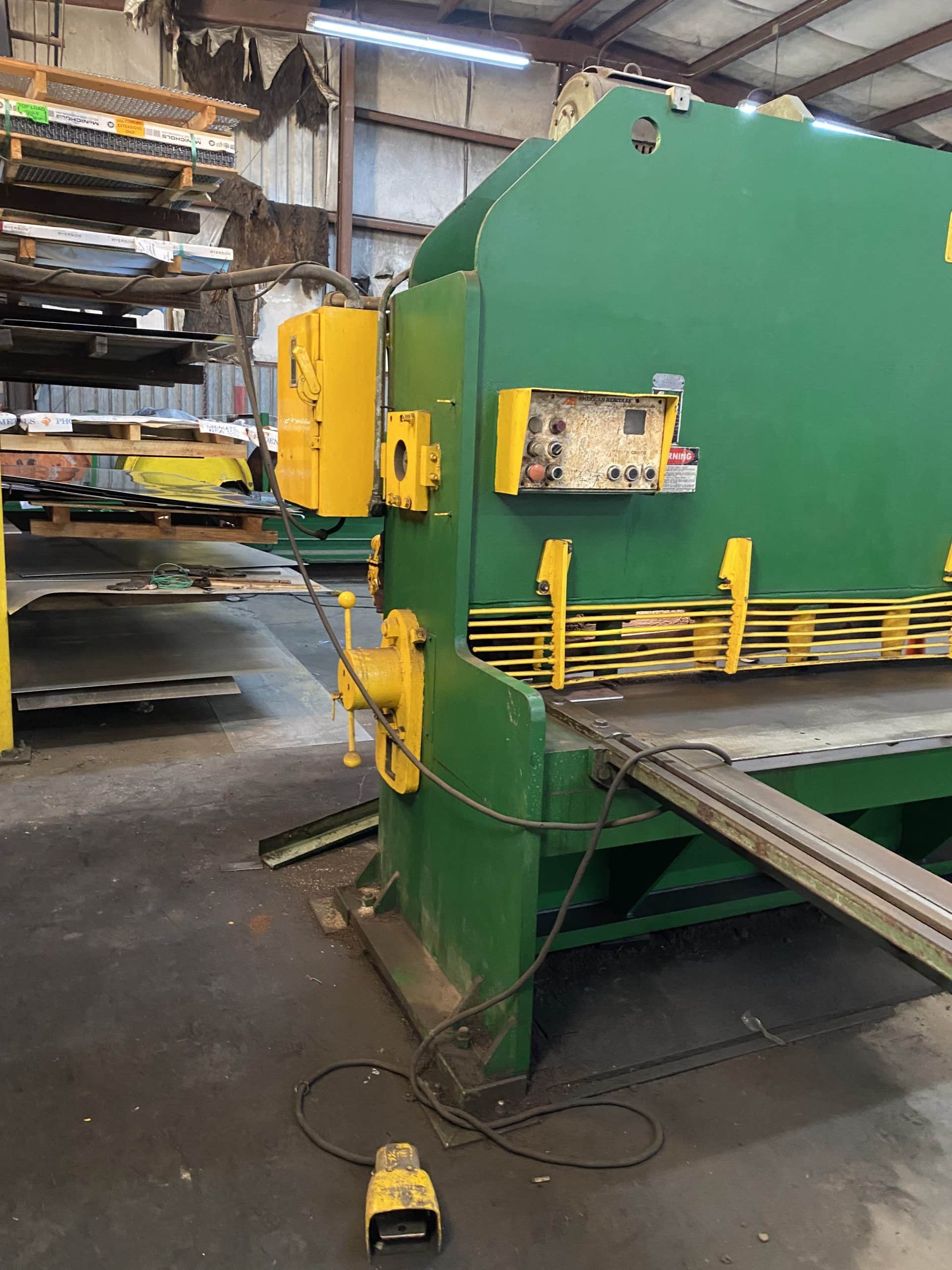1/2" x 10' American Hercules M10590 Shear- Squaring Arm and Backgauge Included - Image 6