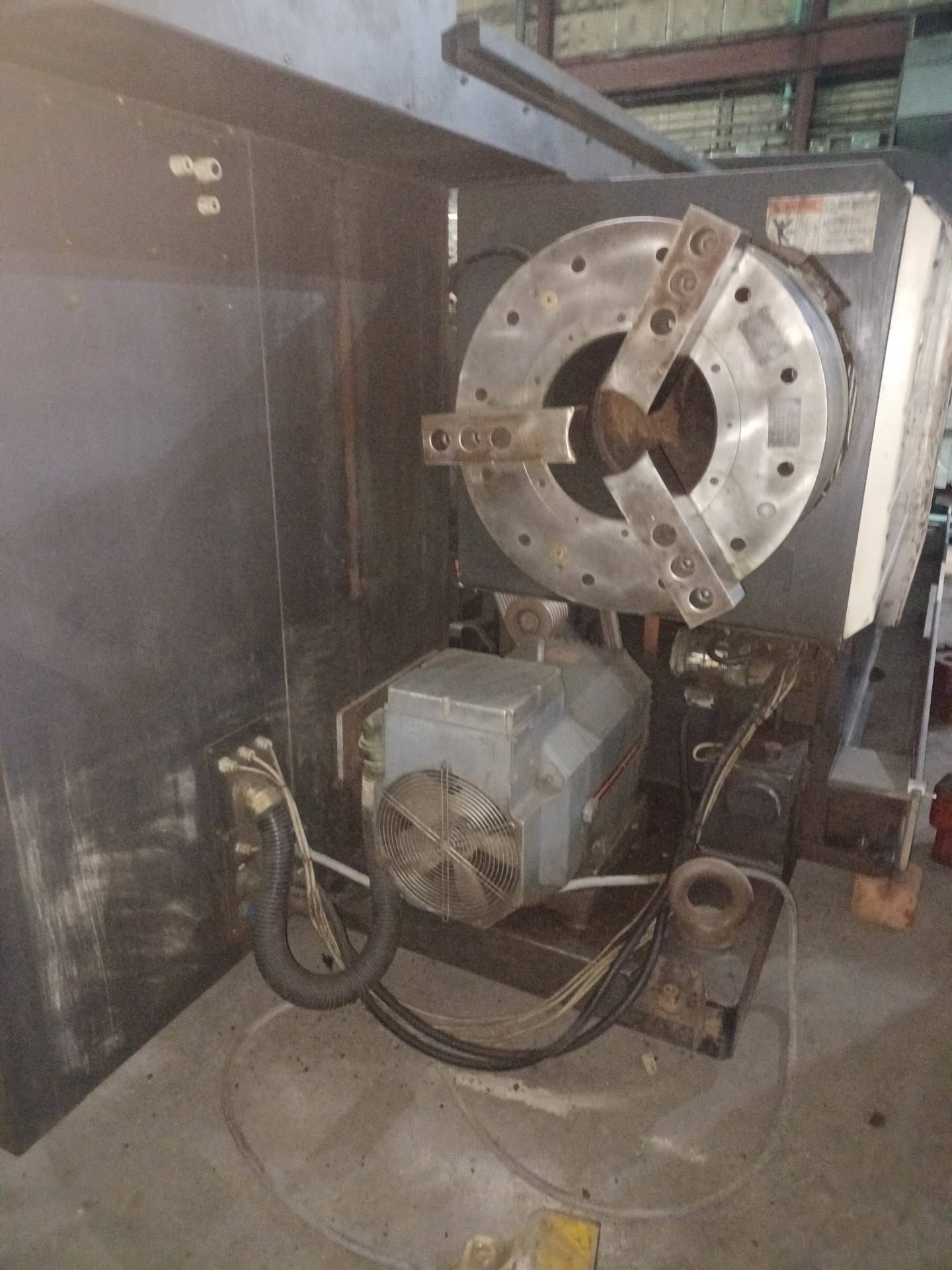 Mazak Powermaster CNC Lathe, 2005 - 12.8" Bore, Dual 28" Chucks, Mazatrol 640T - Image 8