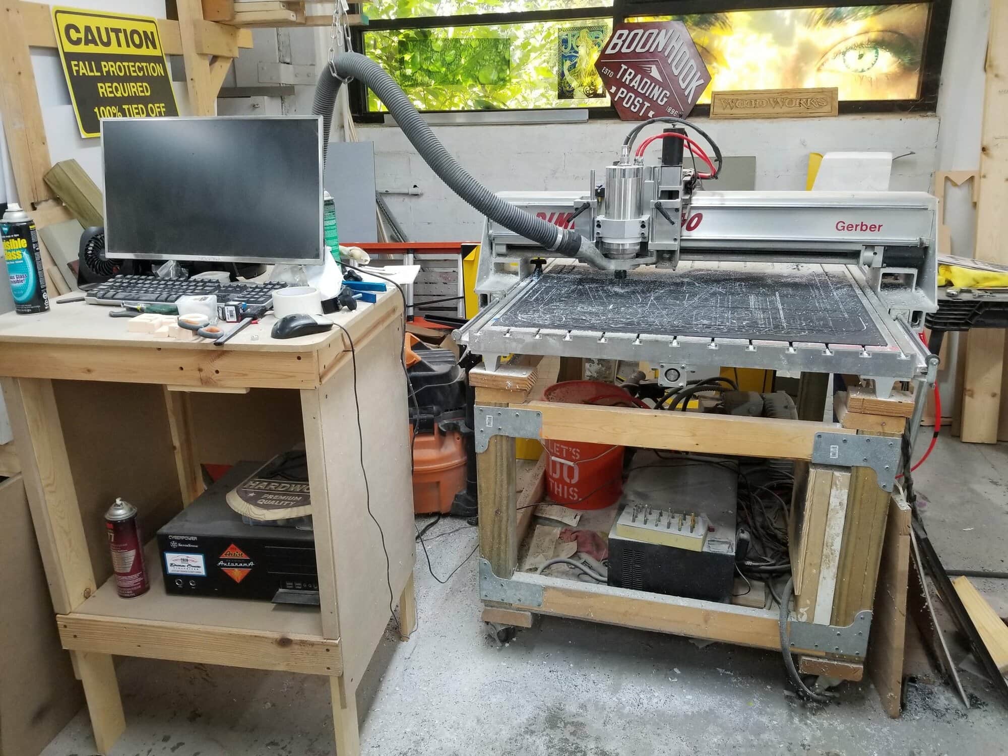 30" x 36" Gerber Dimensions 200 Router Table, New Liquid Cooled Spindle