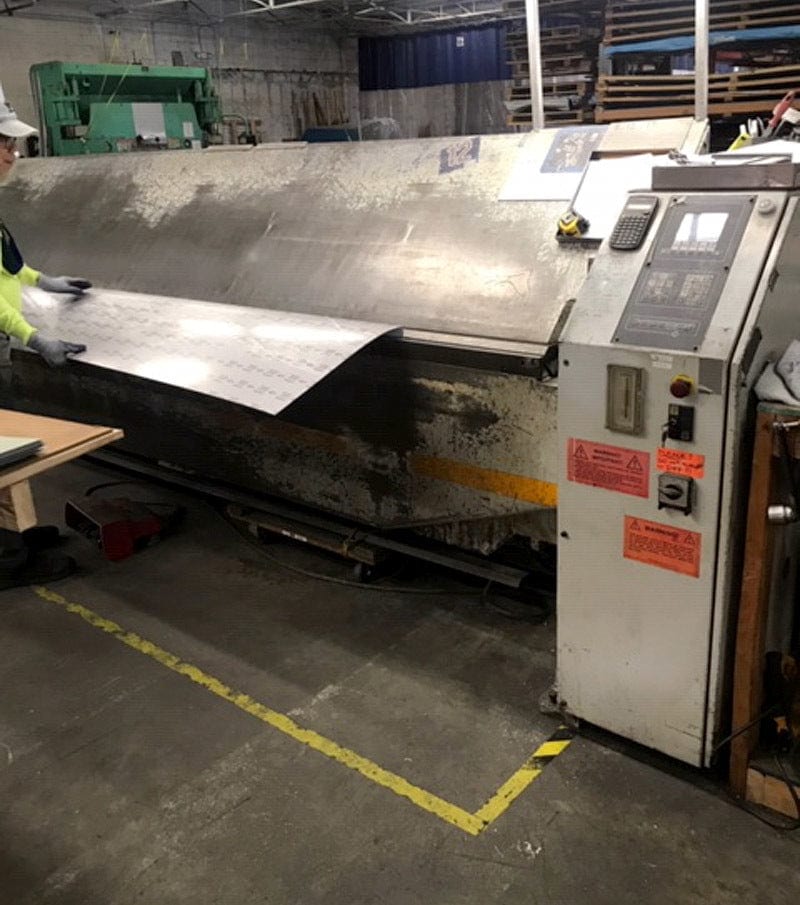 RAS Systems 67.40 Folding Machine, 1997- 13' x 16 Ga