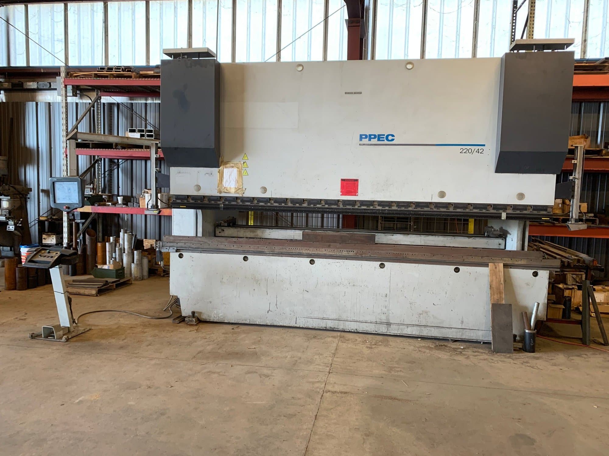 242 Ton x 14' LVD PPEC-7 220/42 CNC Press Brake, 2012- 6-Axis CNC, CNC Crowning, Tooling Included