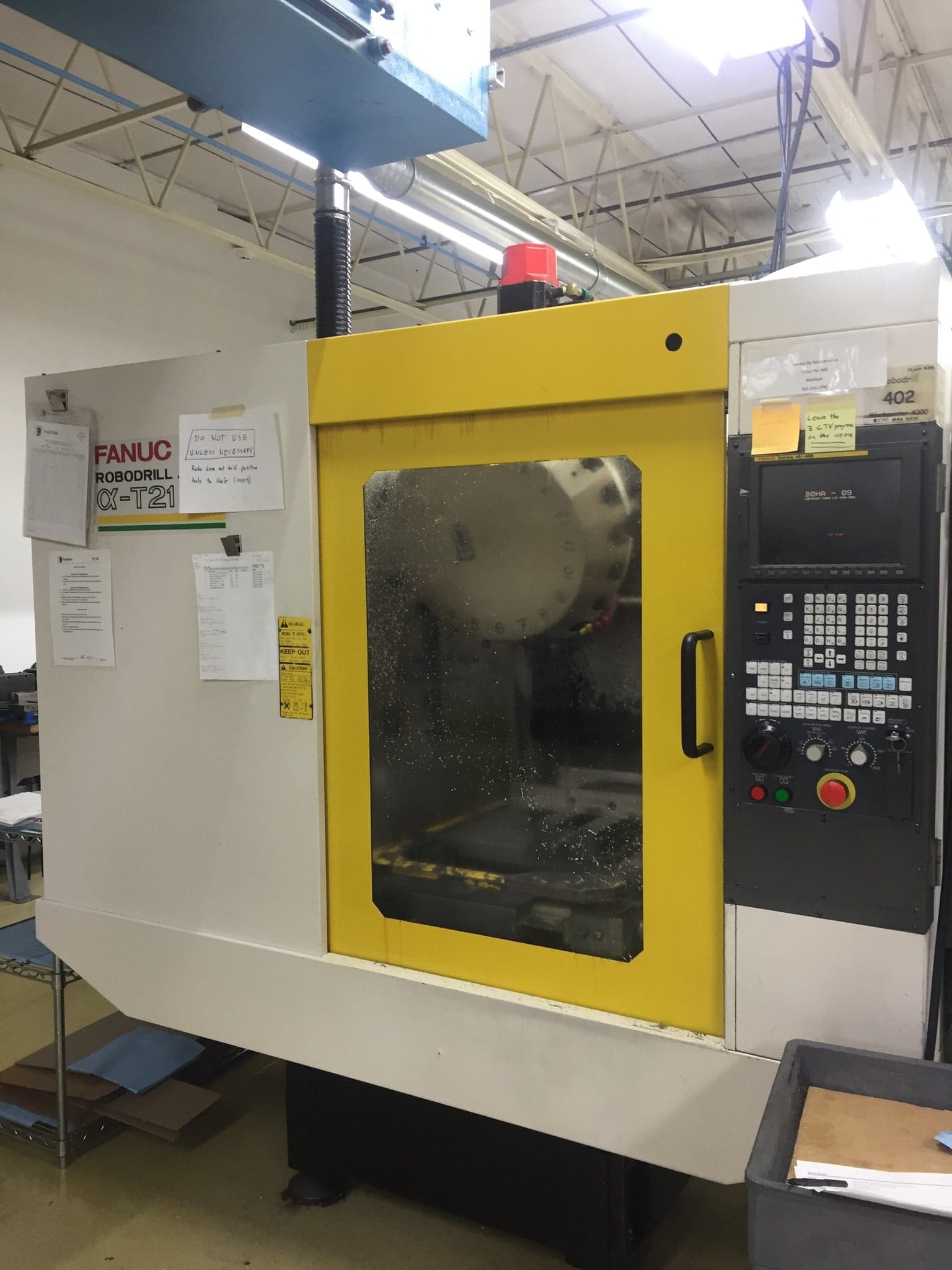 Fanuc Robodrill Alpha T-21iDL, 2004 - 20K RPM Spindle, Longbed Pallet, Fanuc 16iMB