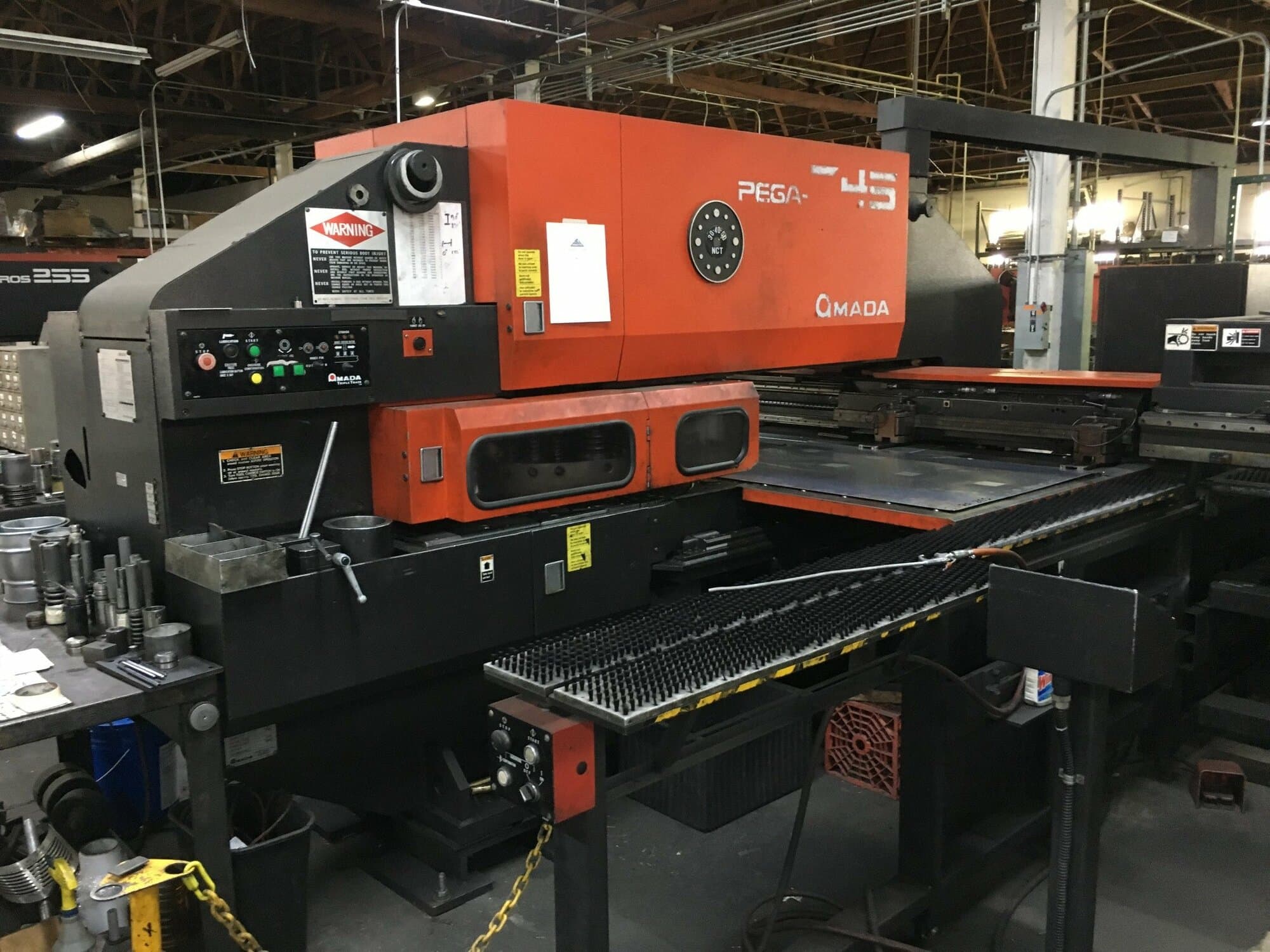 33 Ton Amada Pega 345 Queen CNC Turret Punch, 2001