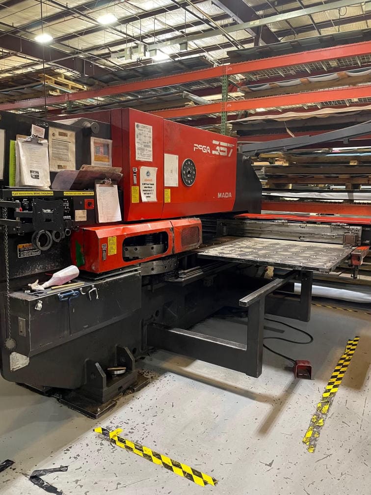 33 Ton Amada Pega 357 CNC Turret Punch, 1996