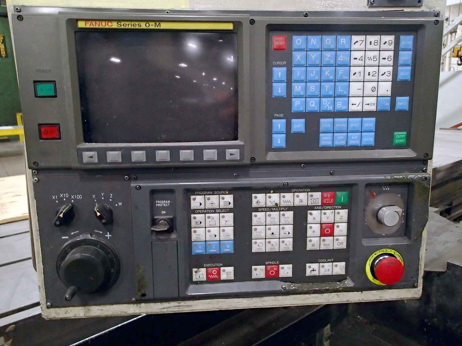 SNK RB-4N Double Column Bridge Mill, 1992- Fanuc, 177" x 114", 24 ATC - Image 3