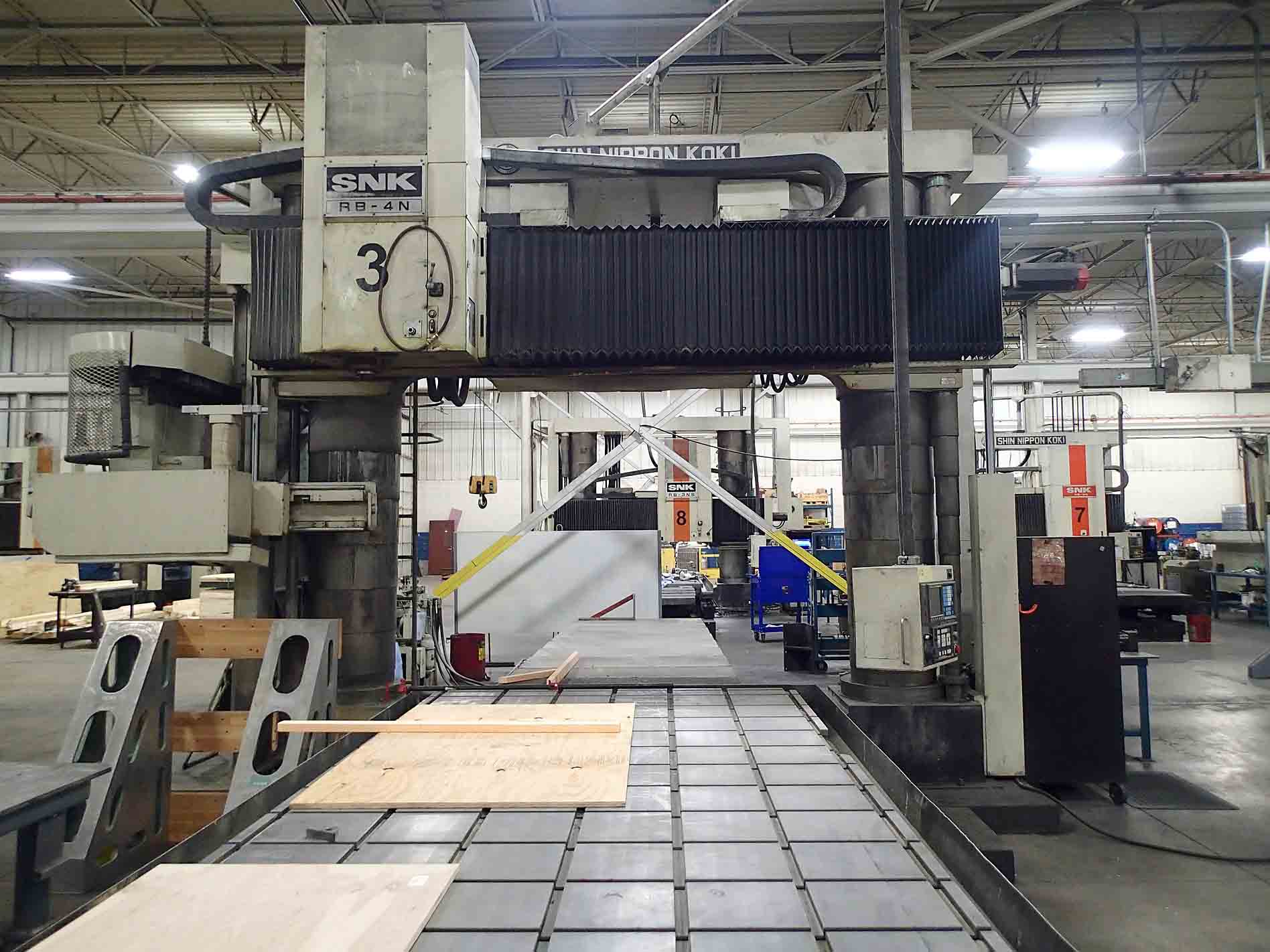 SNK RB-4N Double Column Bridge Mill, 1992- Fanuc, 177" x 114", 24 ATC - Image 9