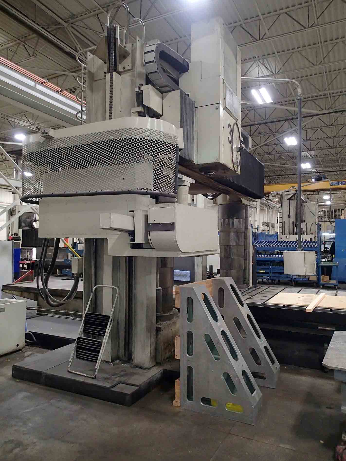SNK RB-4N Double Column Bridge Mill, 1992- Fanuc, 177" x 114", 24 ATC - Image 12