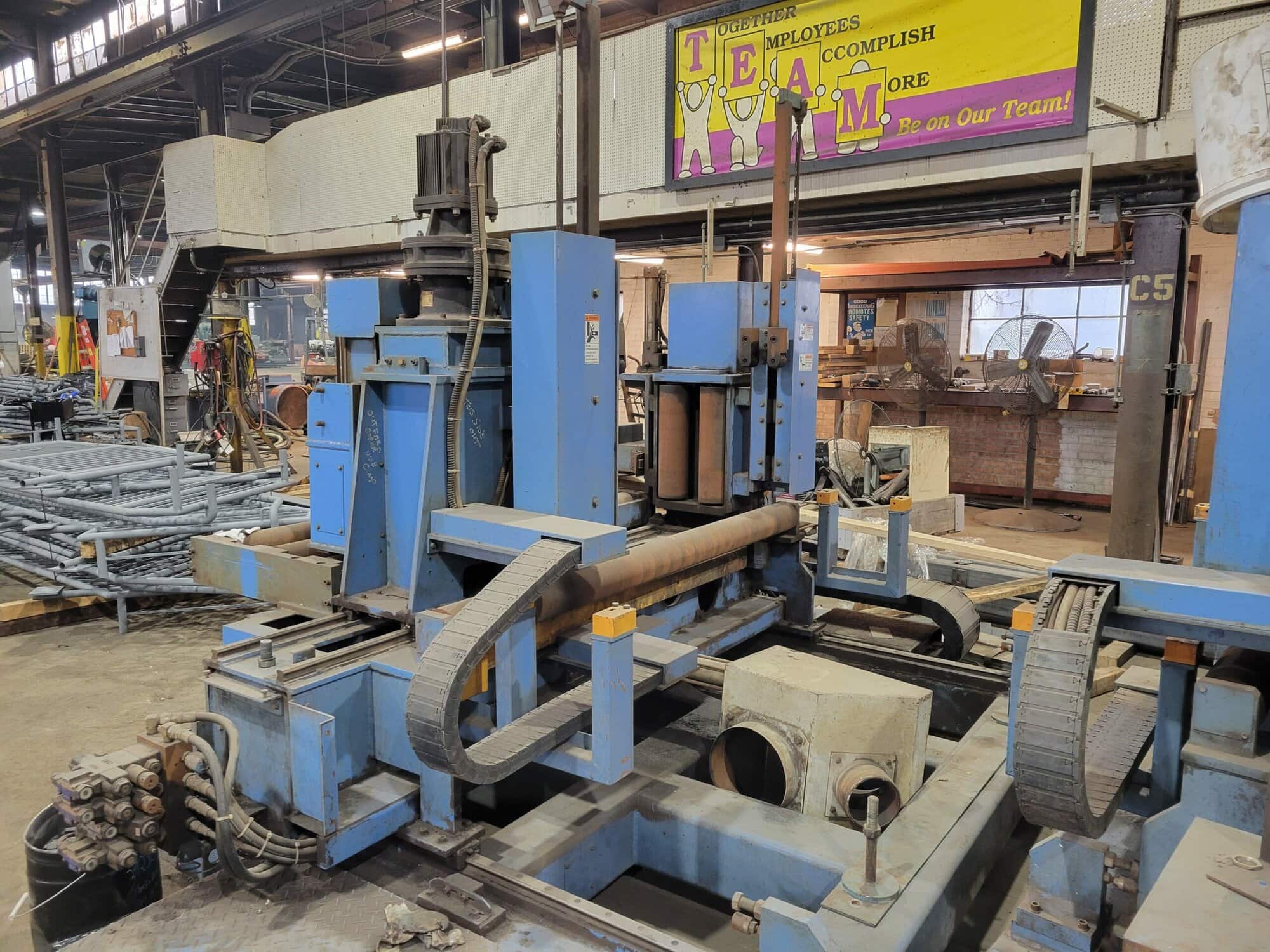 Daito Versacope CR4816 CNC Beam Coping Line, 2005 - 6 Axes Robotic Arm, Hypertherm HPR 260 Power Source - Image 3