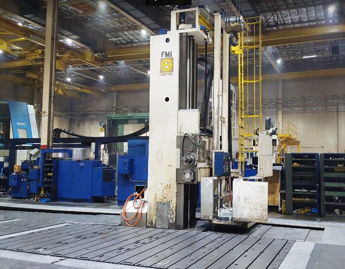 Giddings & Lewis 70-H60-UF6 and 70-H60-UF CNC Floor Mills, 1984 w/ 72" Rotab, up to 60 ft. of travel - Image 3