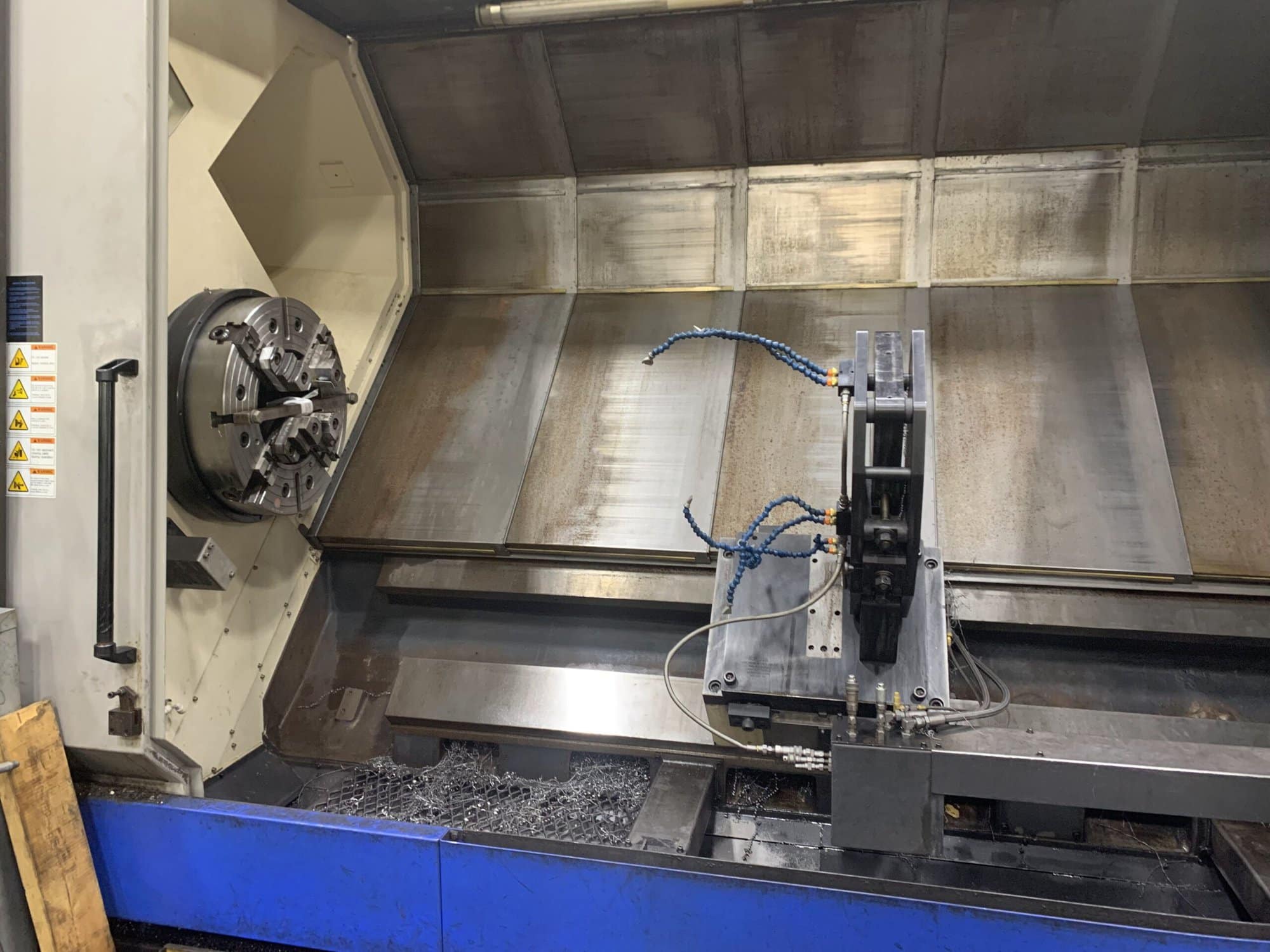 Hwacheon Hi-Tech 850BBL YMC CNC Lathe, 2014 - Y-Axis, Live Tooling, C-Axis, Steady Rests - Image 4