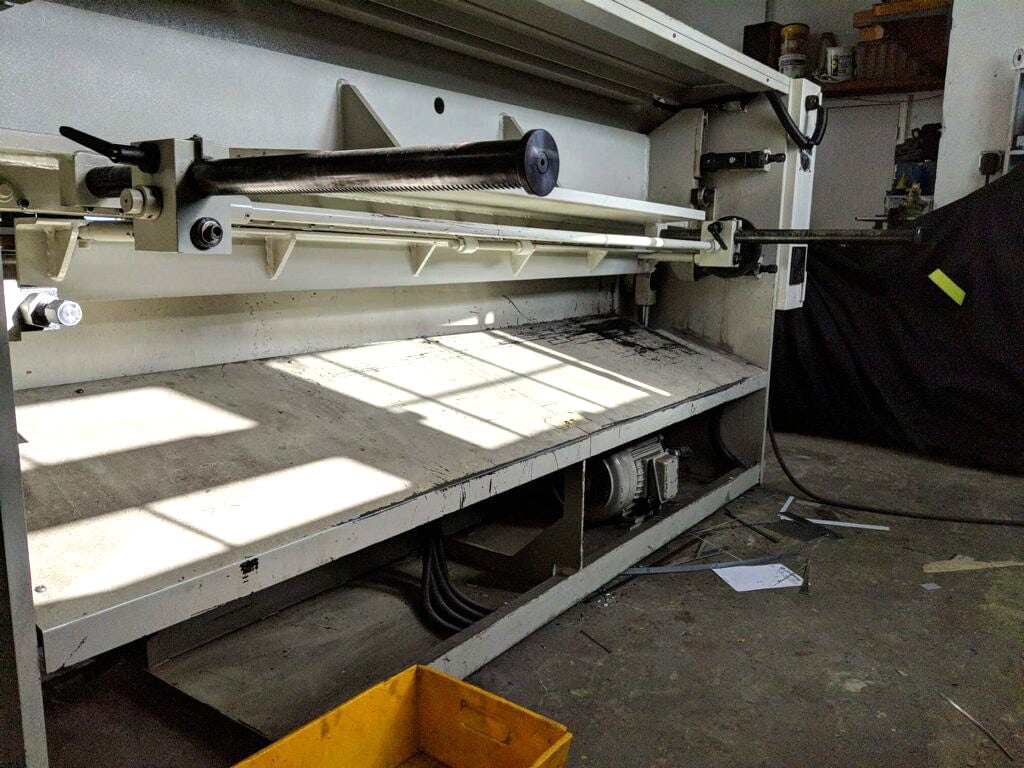 .137" x 6.5' Baileigh SH-8010-HD Shear, 2007 - Image 4