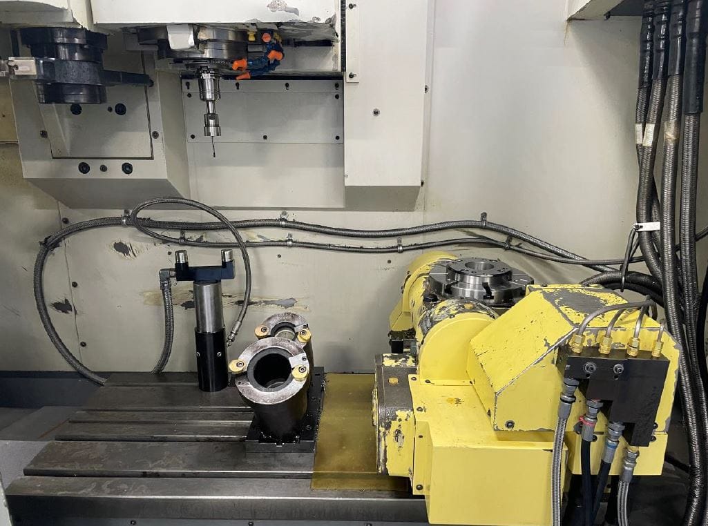 Okuma MC-V4020 CNC VMC, 2007 - Nikken Indexer, Renishaw probe - Image 4