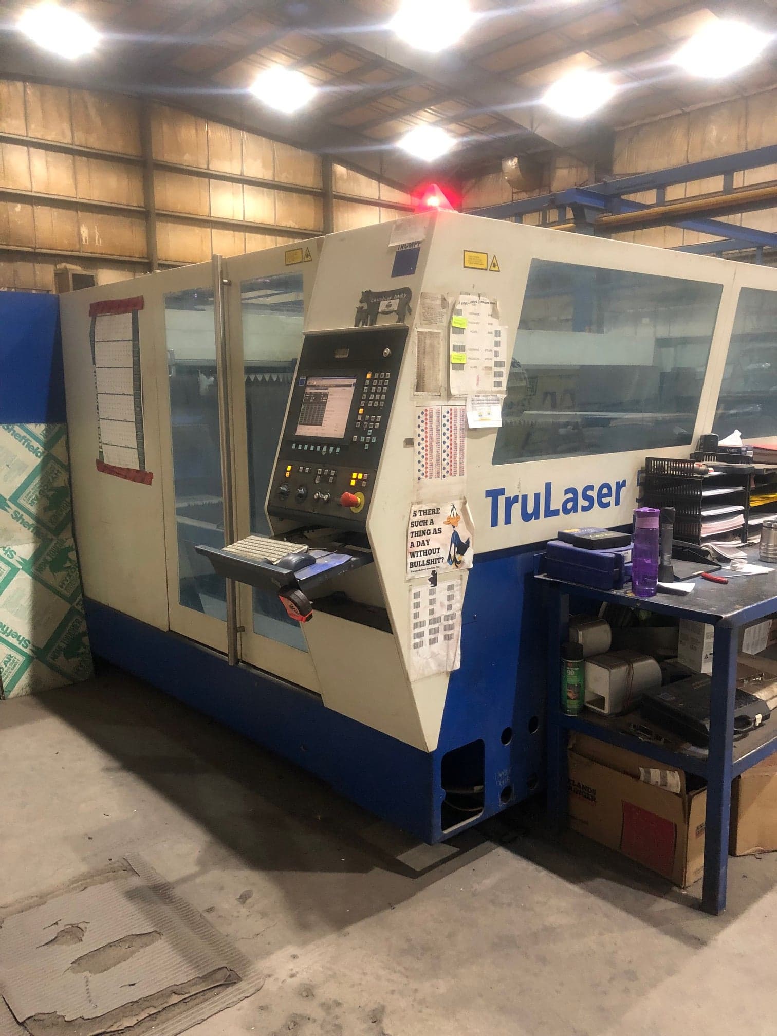 5000 Watt Trumpf Trumatic L4050 CO2 Laser, 2005 - 6' x 12' Table - Image 2