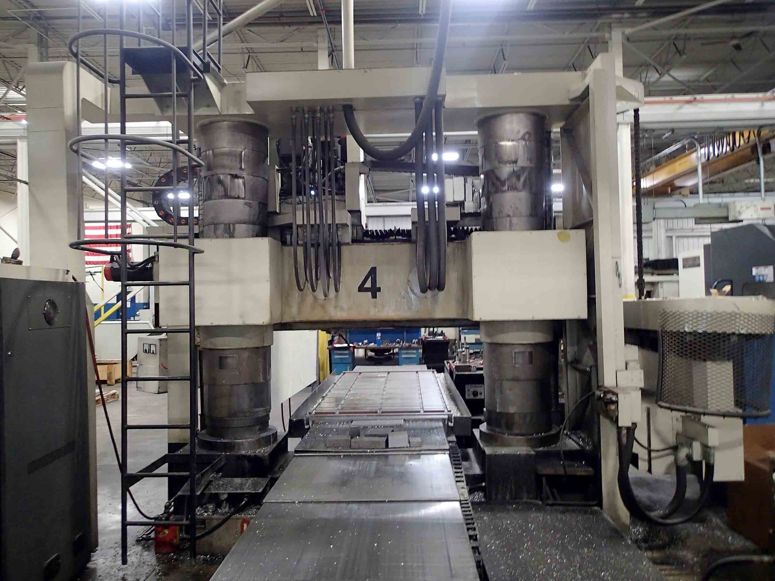SNK RB-2N Double Column Bridge Mill, 1996- Fanuc, 110" x 63", 24 ATC - Image 7