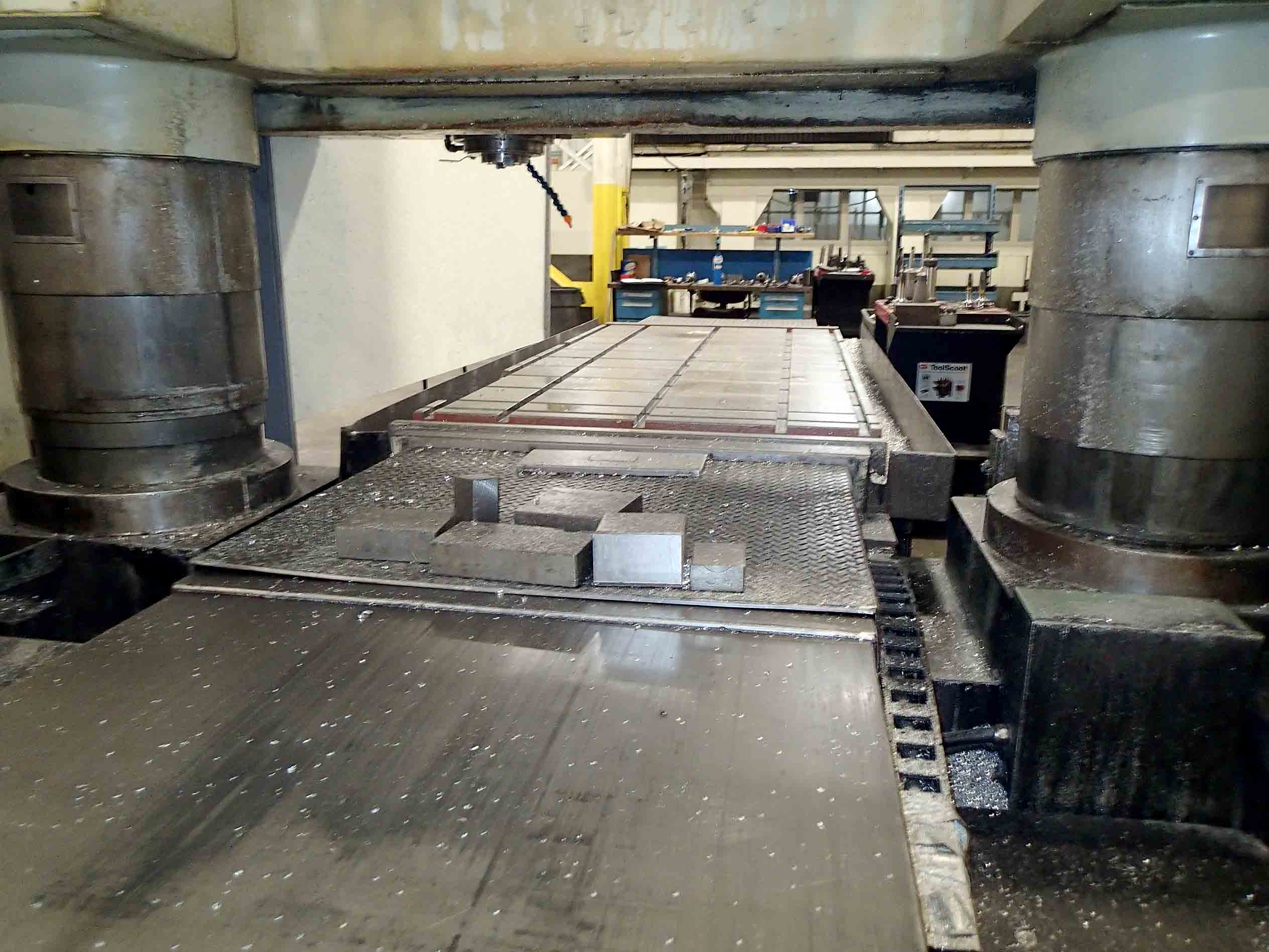 SNK RB-2N Double Column Bridge Mill, 1996- Fanuc, 110" x 63", 24 ATC - Image 8