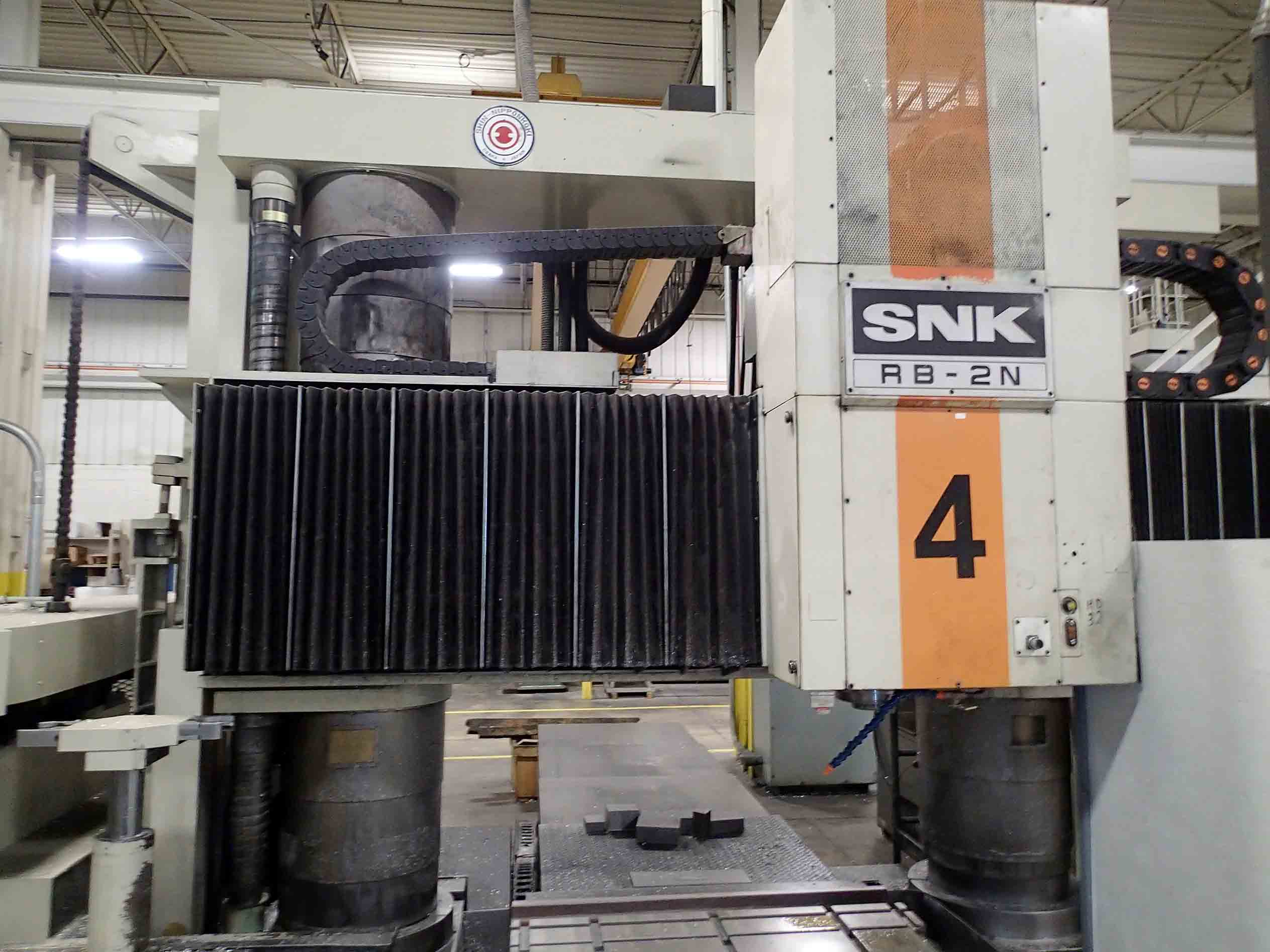 SNK RB-2N Double Column Bridge Mill, 1996- Fanuc, 110" x 63", 24 ATC - Image 9