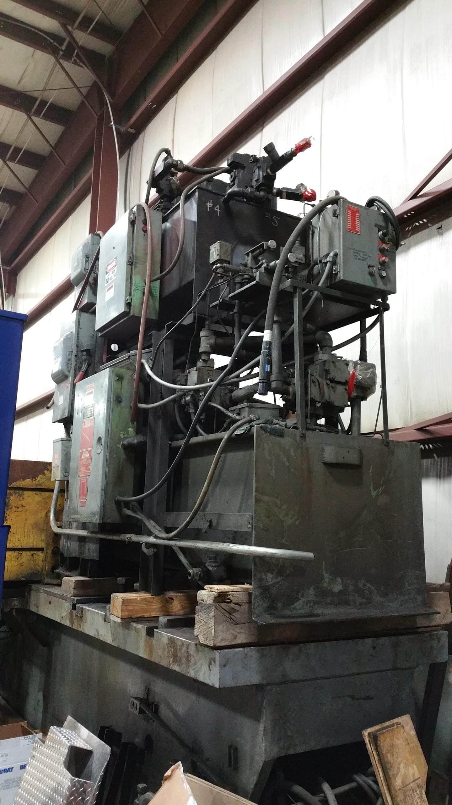 500 Ton Pacific 500BD Hydraulic Bulldozer Press, 1970 - Image 4