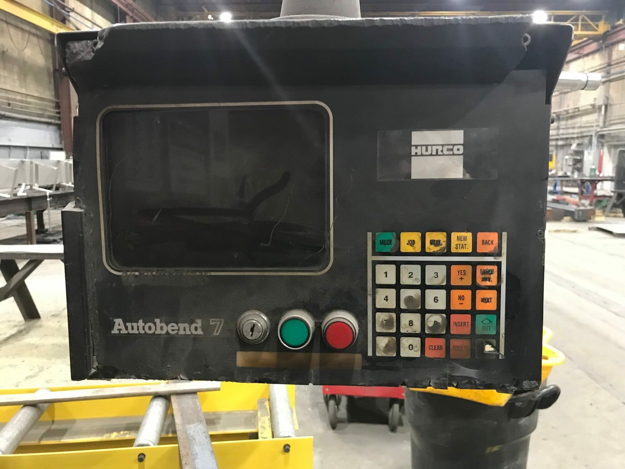 350 Ton x 12' Cincinnati 350CBx10' CNC Press Brake, 1995- Hurco Autobend 7, Tooling Included - Image 4