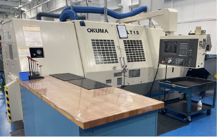 Okuma LT 15 CNC Lathe, 1998 - Dual Turret, Dual Spindle