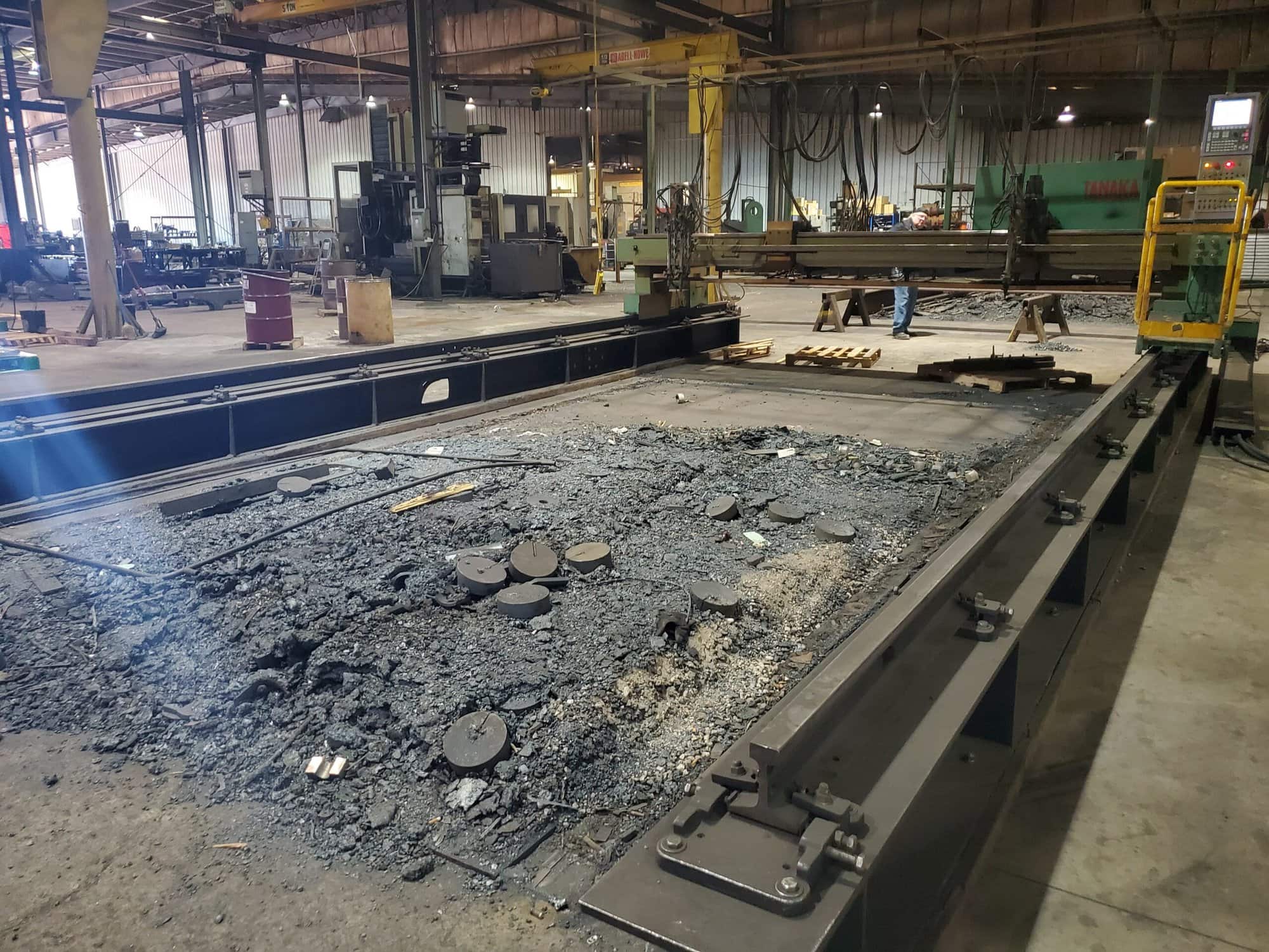 13' x 20' Tanaka KT650J Oxy Fuel Flame Cutter, 2006- 5.5" Capacity without material support table - Image 3