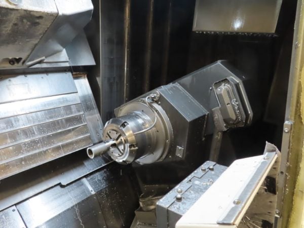 Okuma LT300-MY Multi-Axis Lathe, 2008 - Twin Turret, Sub-Spindle, Y Axis, Live Tooling, Bar Feeder, Parts Catcher, Chip Blaster, Chip Conveyor - Image 5