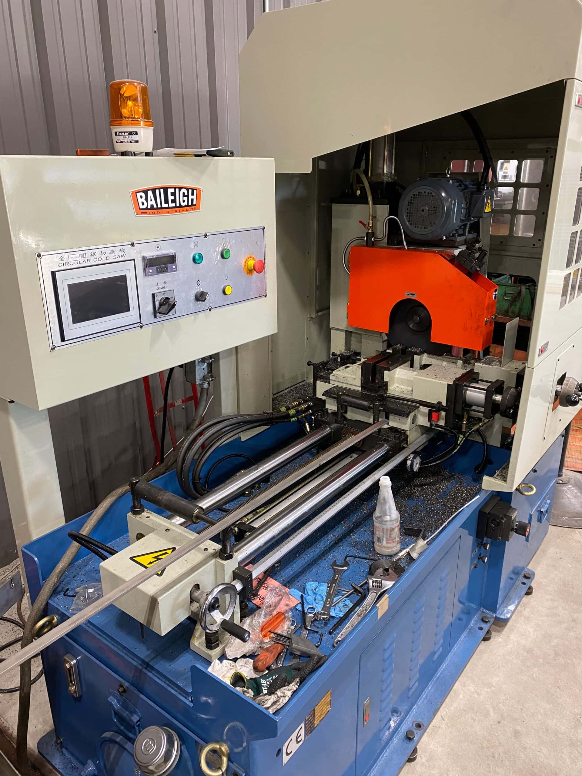 Baileigh CS-475AV Automatic Cold Saw 2019 - Barely Used, 5HP - Image 5