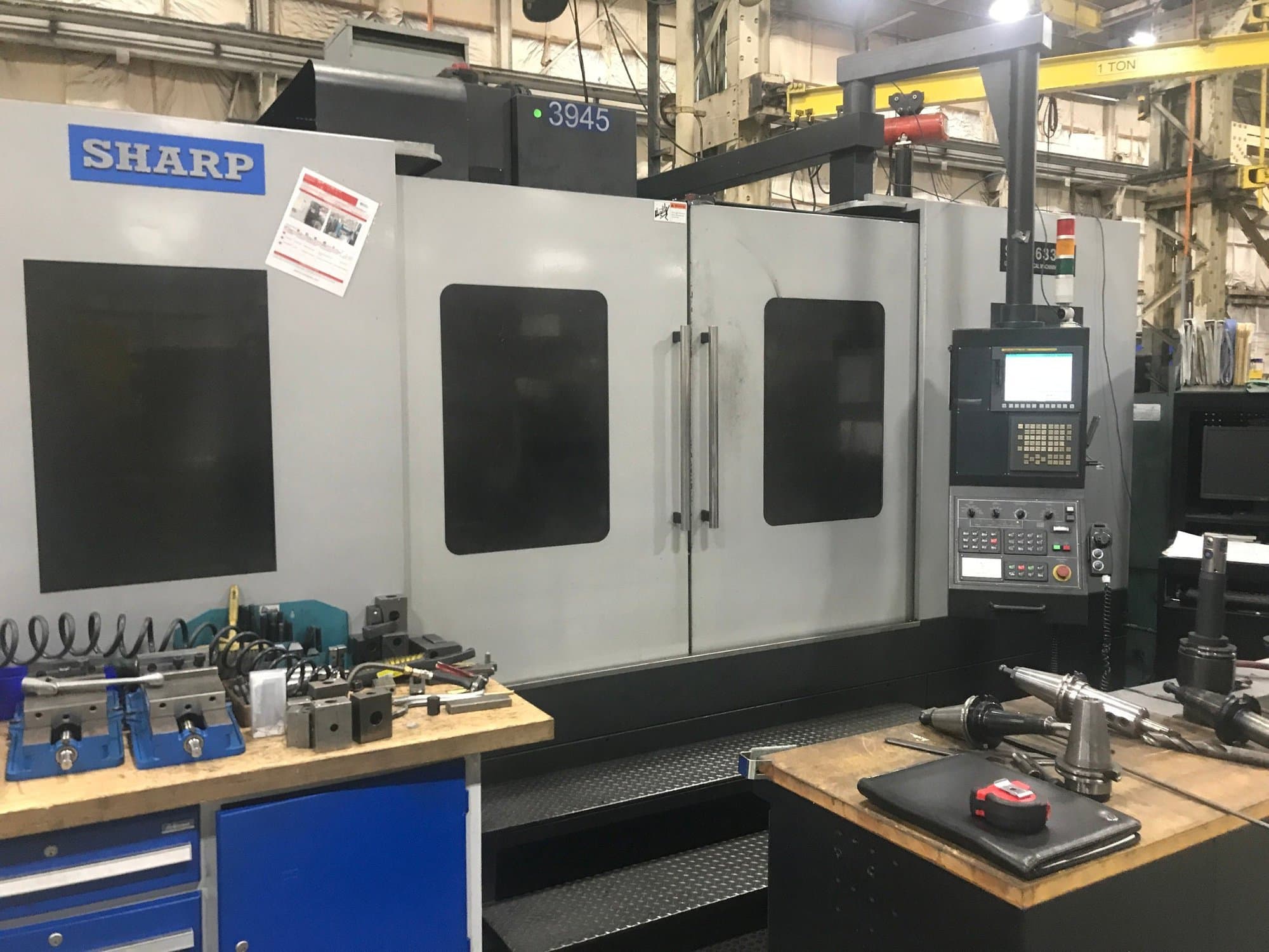 Sharp SVG-6335A VMC, 2012- 40 Station ATC, Fanuc Oi-MD