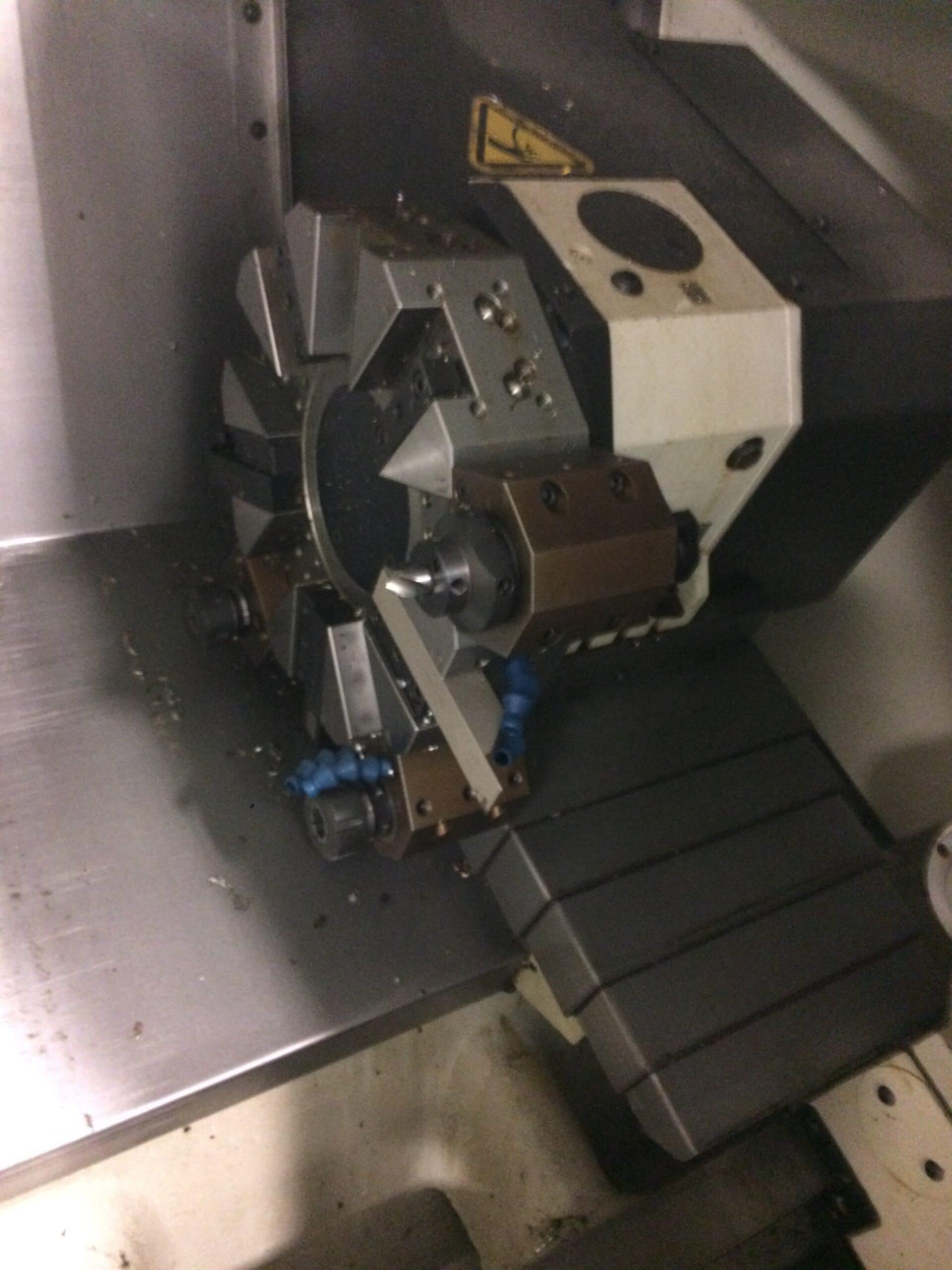 Hurco TM-8 CNC Lathe, 2007 - Tailstock, Chip Conveyor - Image 4