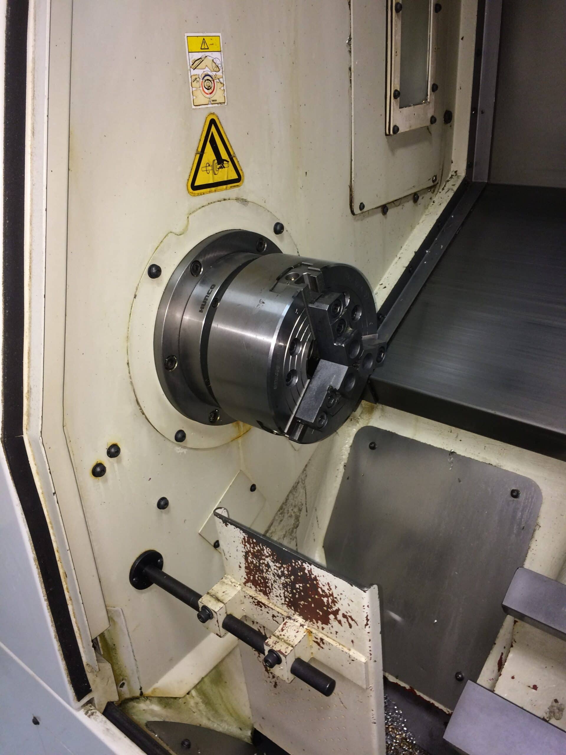 Hurco TM-8 CNC Lathe, 2007 - Tailstock, Chip Conveyor - Image 5