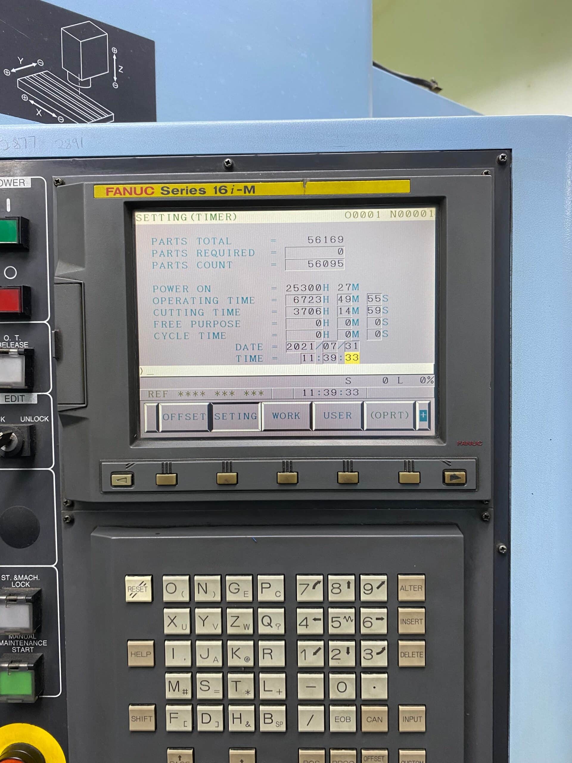 Matsuura RA-4G VMC, 2007- 1000 PSI TSC, 40 ATC, 8K, Pallet Changer - Image 3