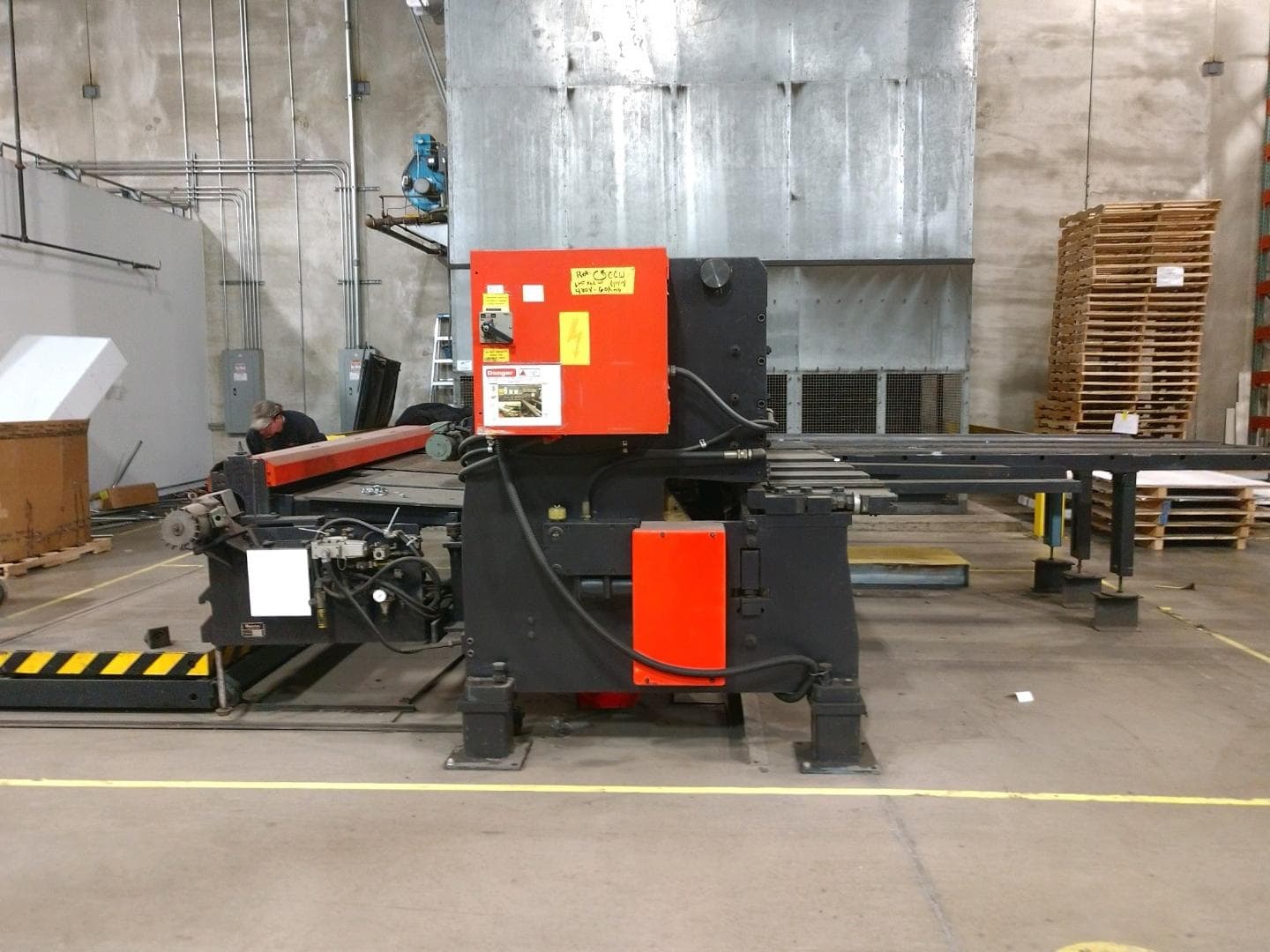 1/4" x 10' Amada M-3060 CNC Shear, 1987- Rear Conveyor Stacking System (Optional) - Image 2