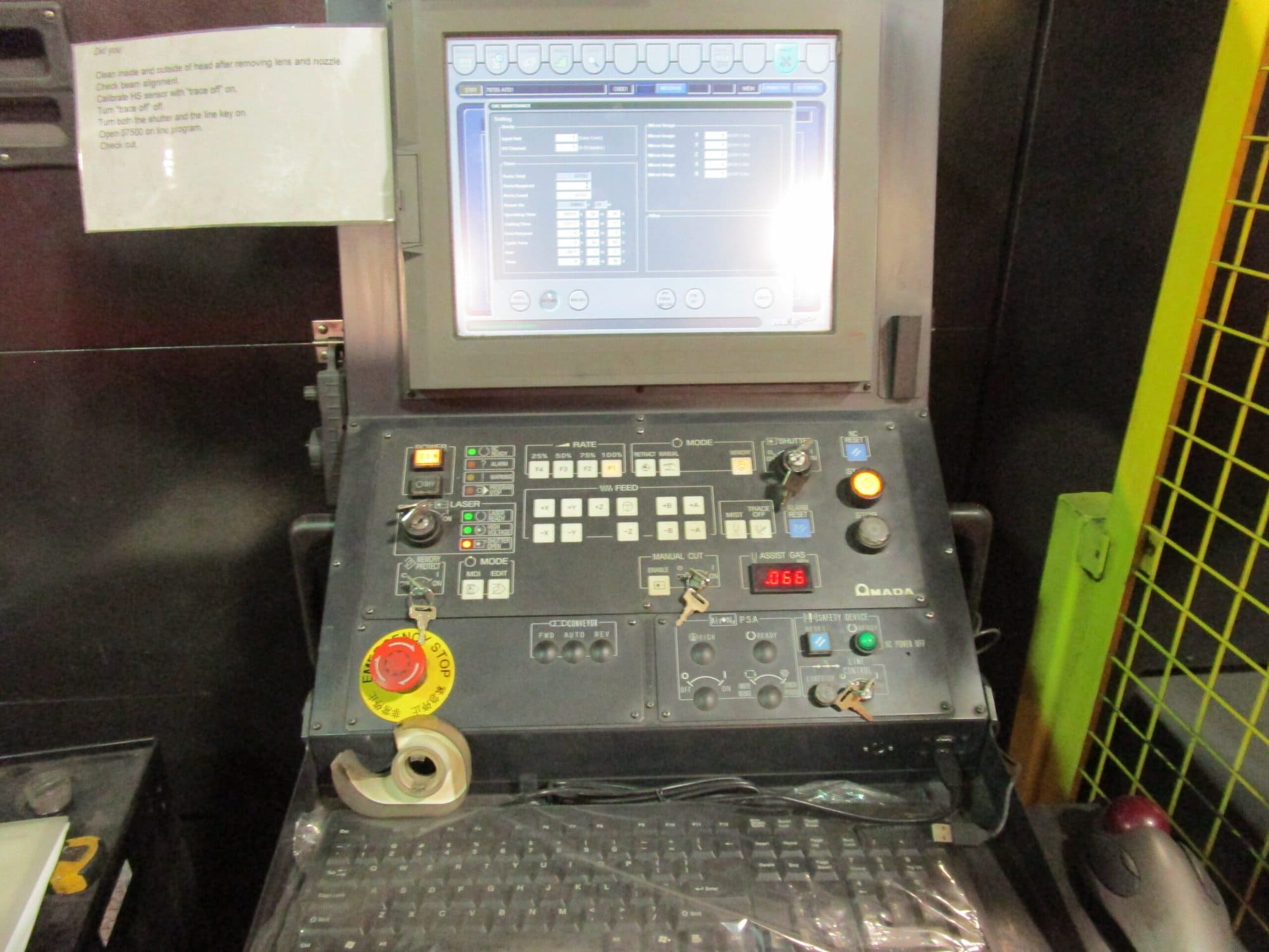 4000 Watt Amada FO3015NT CO2 Laser, 2008- 5' x 10' Table - Image 6