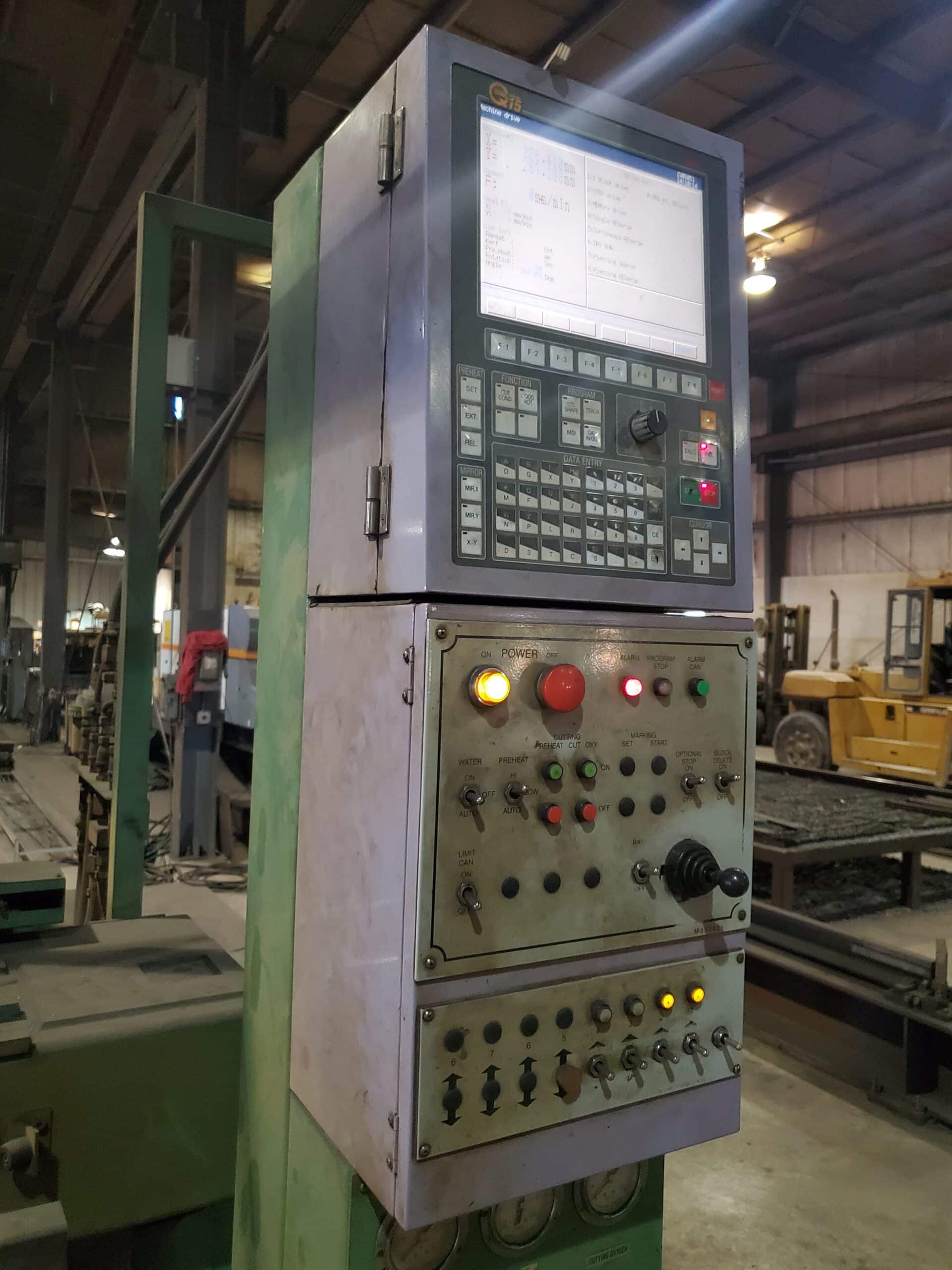 13' x 20' Tanaka KT650J Oxy Fuel Flame Cutter, 2006- 5.5" Capacity without material support table - Image 4