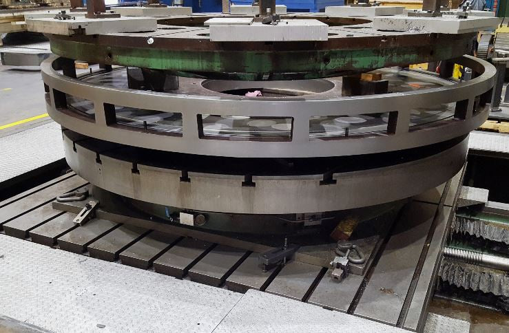 Giddings & Lewis 70-H60-UF6 and 70-H60-UF CNC Floor Mills, 1984 w/ 72" Rotab, up to 60 ft. of travel - Image 5