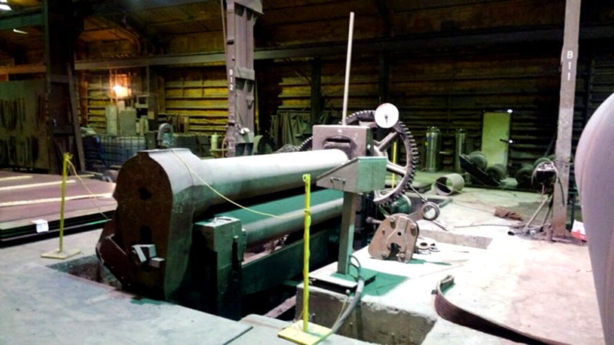 1" X 10' Bertsch #20 Initial Pinch Type Plate Roll, 1962