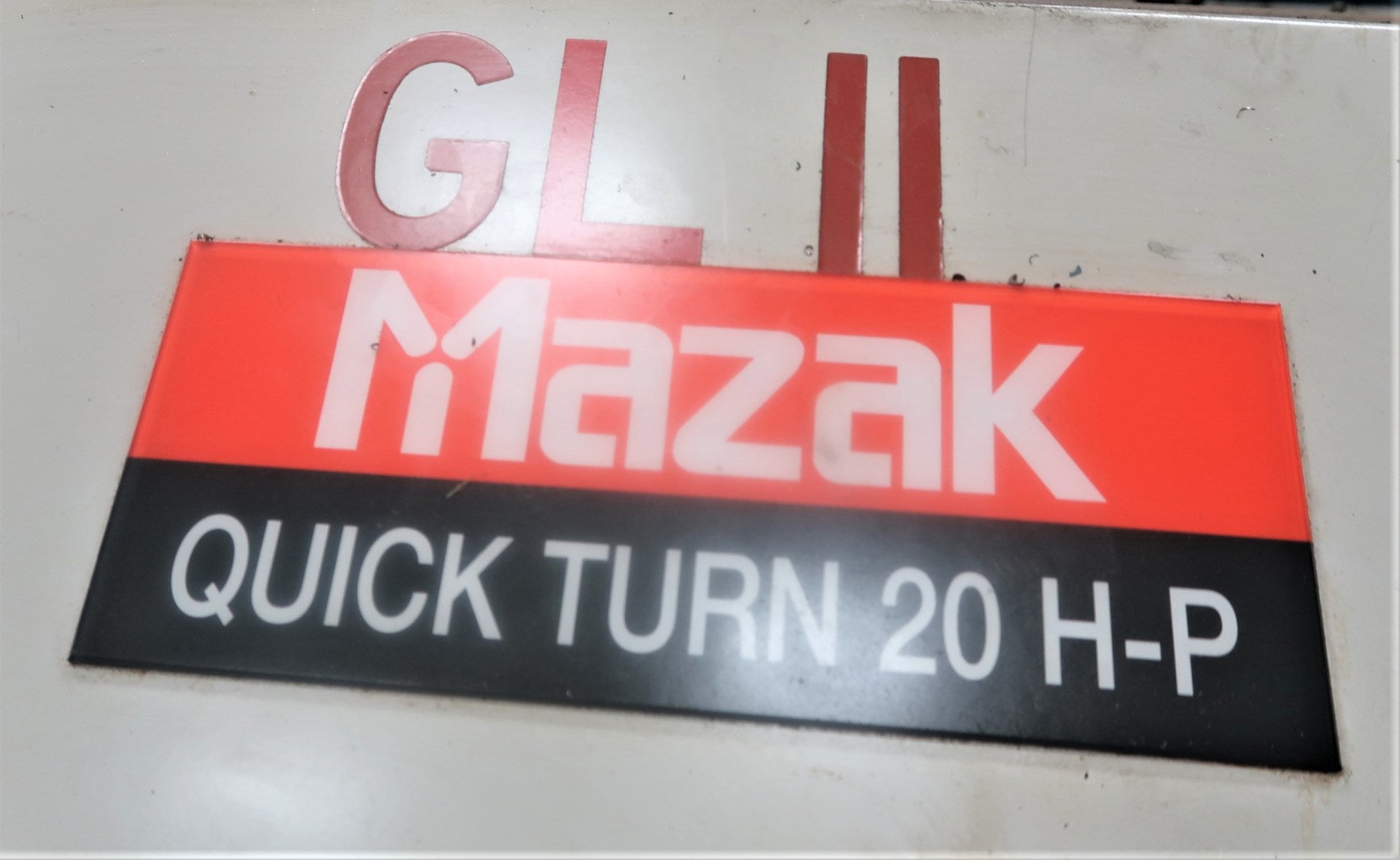 Mazak Quick Turn 20 HP CNC Lathe 1998 - M plus Control, Tool Setter, Tailstock (1/2) - Image 7