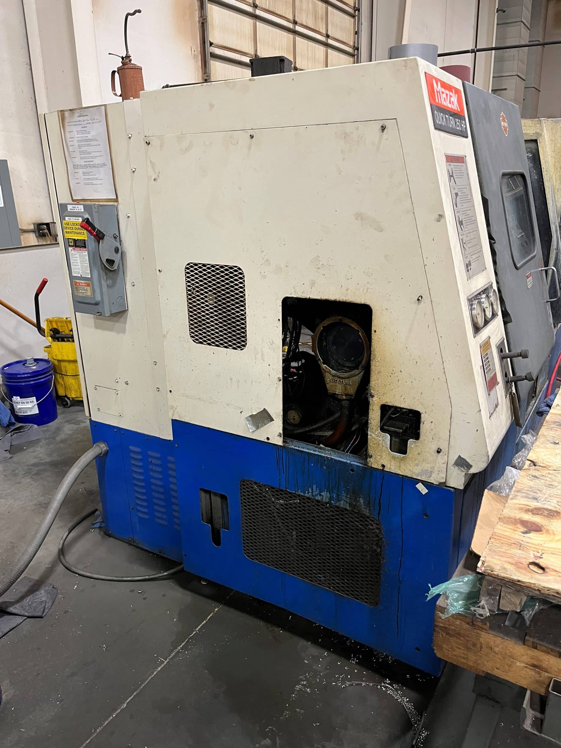 Mazak QT-250-HP Univ CNC Lathe, 2001 - Tailstock, Video, Pre-Removal Pricing - Image 7