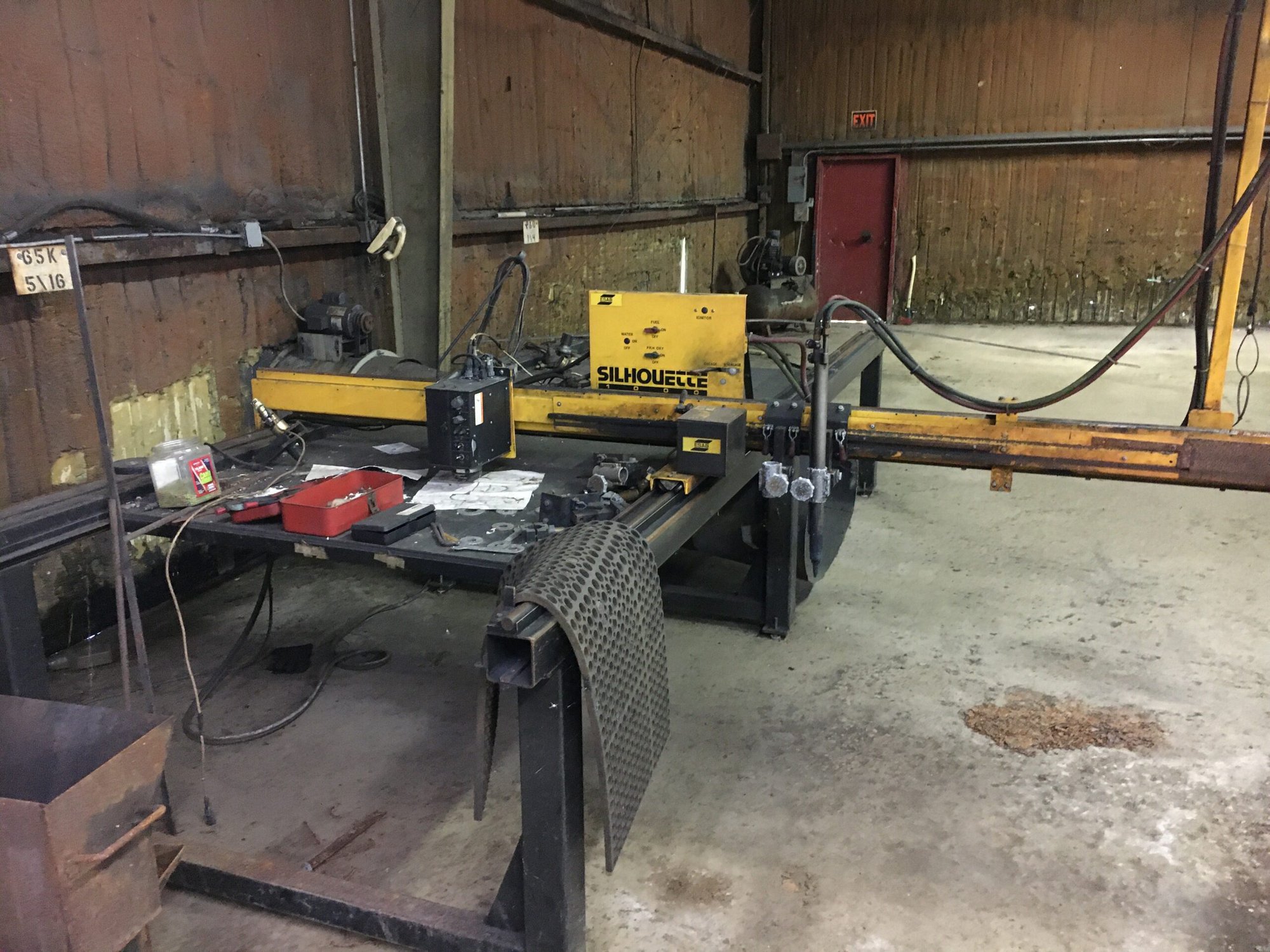 4' x 15' Esab Silhouette SIL-1000-4 CNC Plasma, 2004 - Image 3