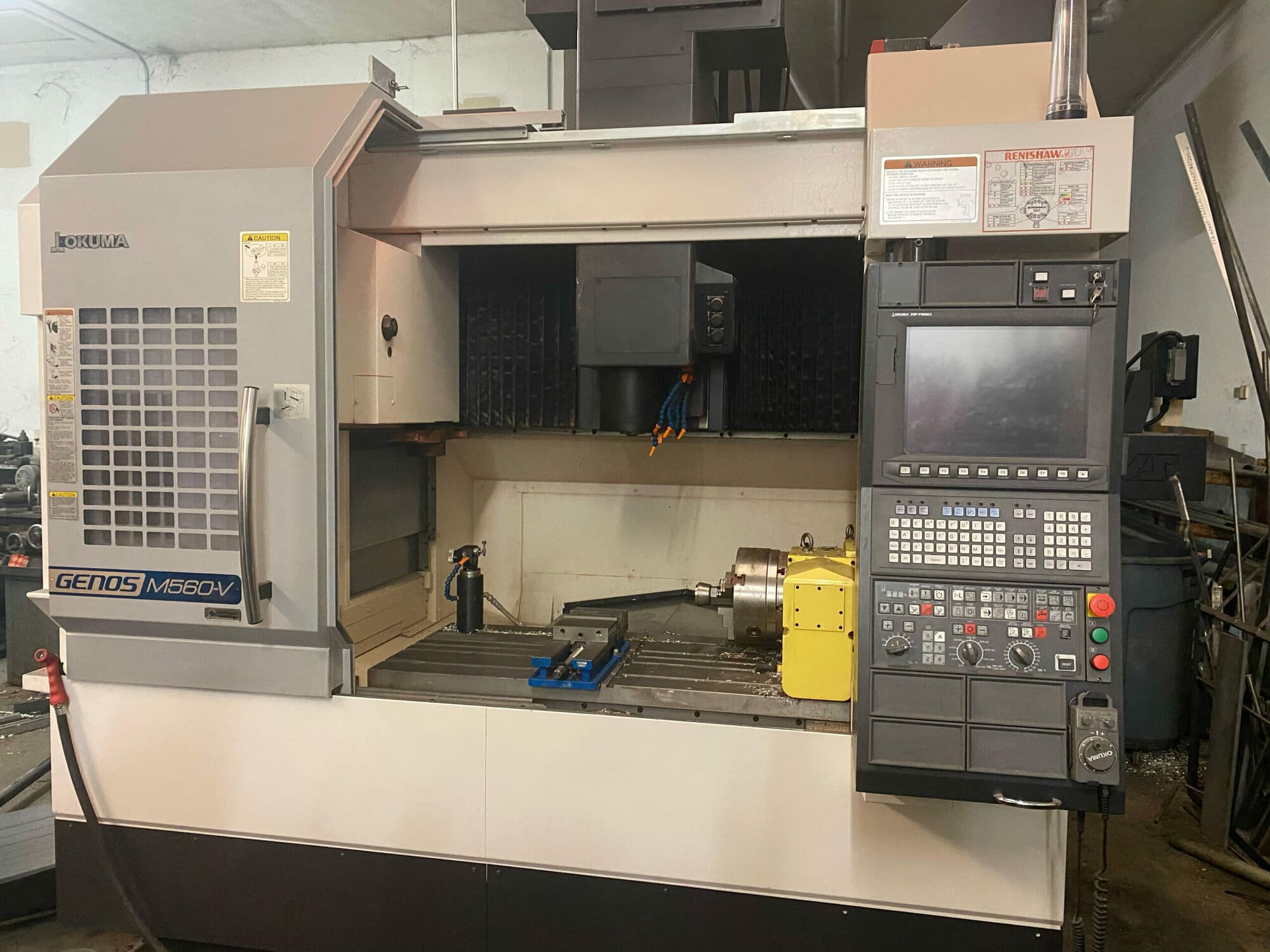 Okuma Genos M560 VMC, 2018 - 4th Axis, Probing, Under Power - Image 2